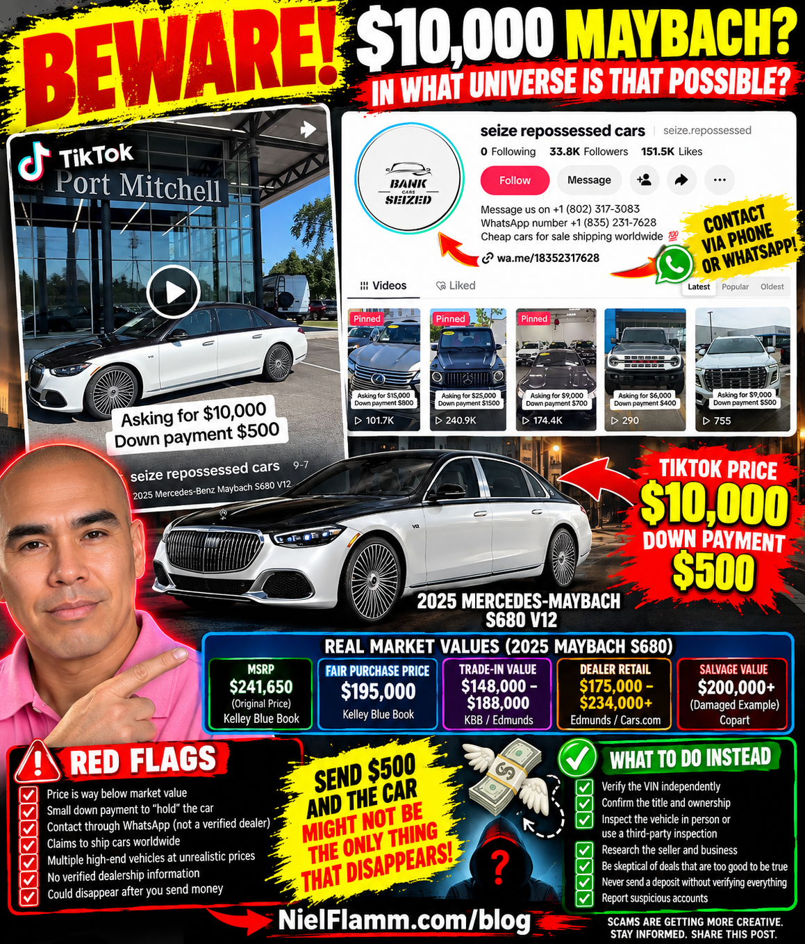 In What Universe Is a 2025 Maybach $10,000 With $500 Down?