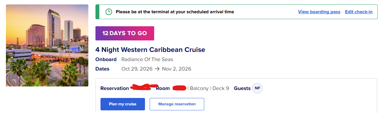 12 Days Until Cruise Time! 🚢