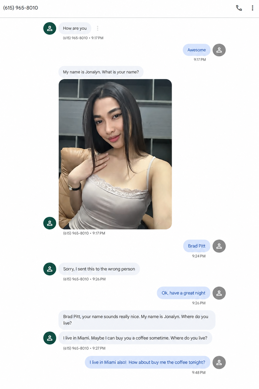 Wrong Number, Right on Cue