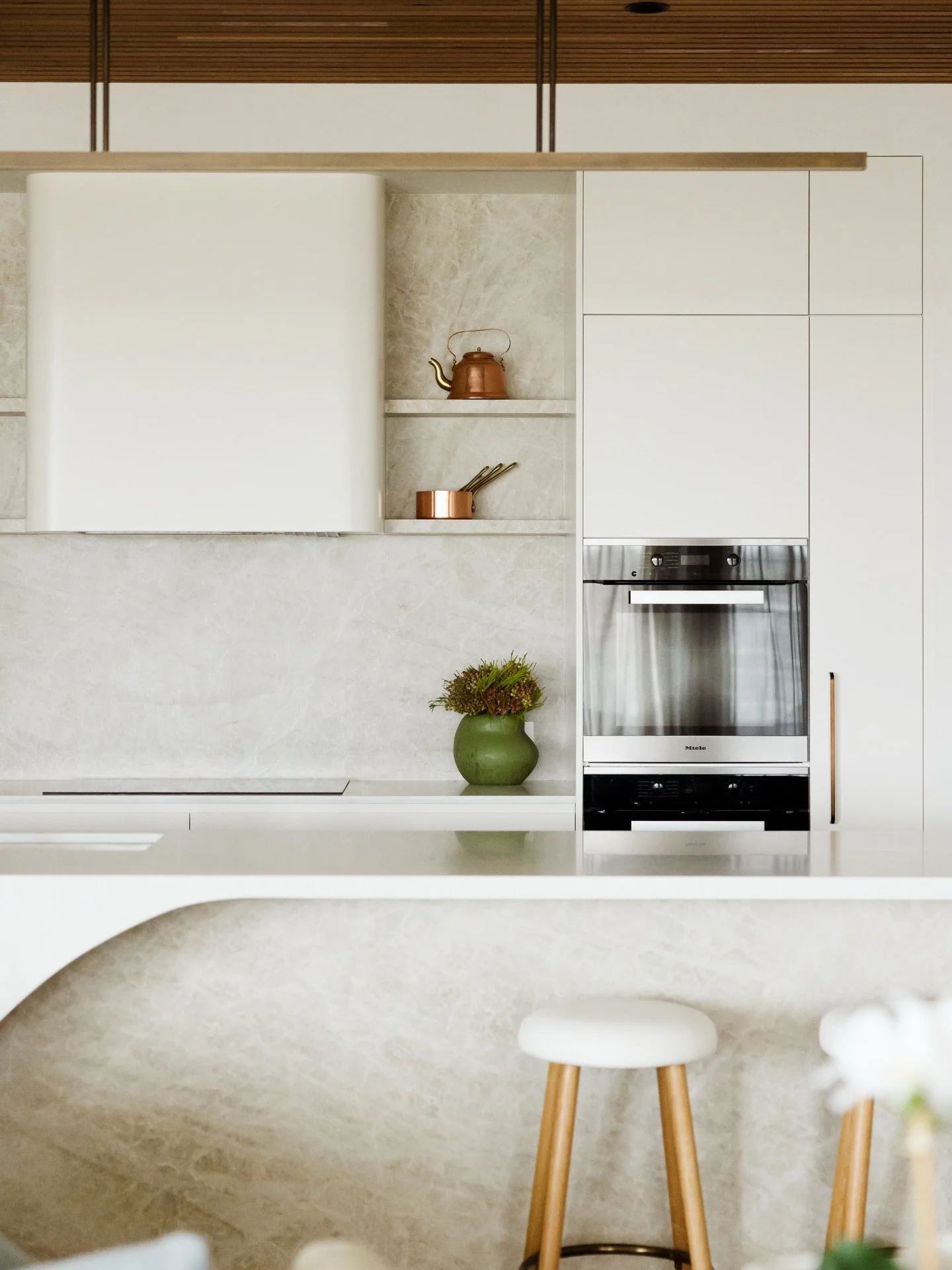 Introducing &lsquo;The Freshwater Home&rsquo;

A beautiful project designed in collaboration with Patina Interiors. 

With the stunning veneer paneling as a backdrop to this kitchen, the design intent remained understated yet elegant. With a focus on