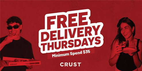 Back by Popular Demand: Crust Pizza Brings Back Free Delivery Thursdays This Winter