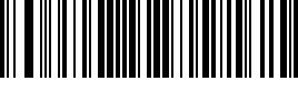 A barcode with black and white vertical lines on a white background.