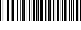 Barcode or barcode-like pattern with vertical black and white lines.