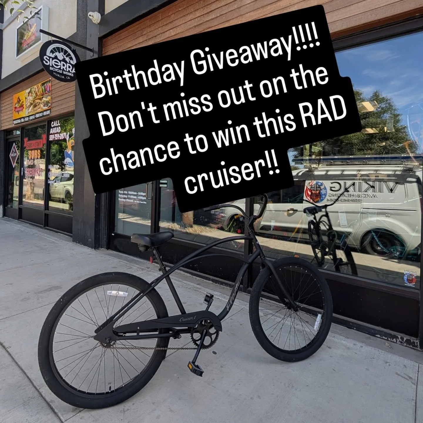 To celebrate my year in business, I partnered with @sierrabicyclewerks to giveaway this Electra Cruiser to one lucky winner. 
How to enter:
❤️ Like This post or the reel for 1 entry
➡️ Share this post or the reel for 1 entry 
✅ Winner must Follow @si