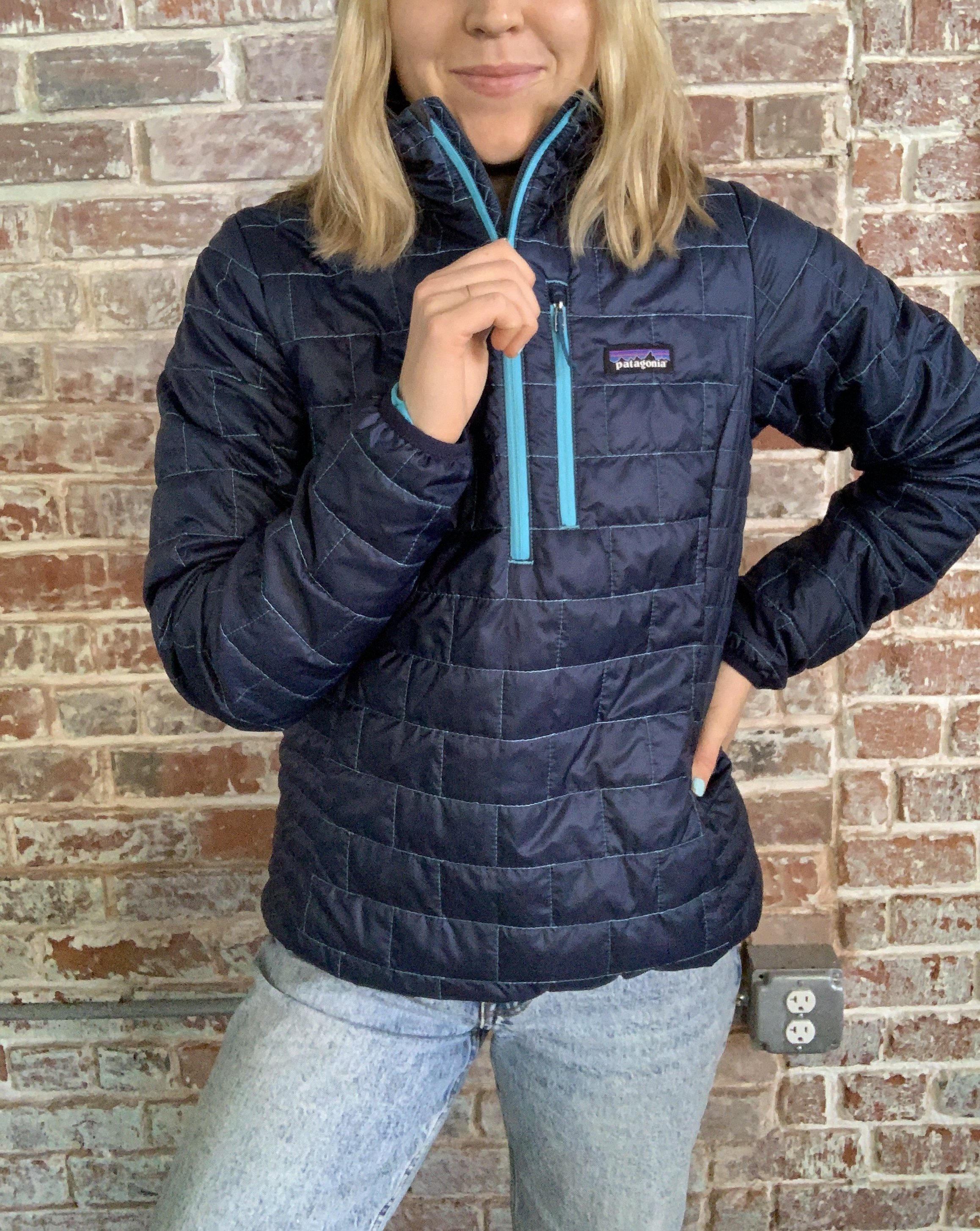 Patagonia Quarter Zip Puffer