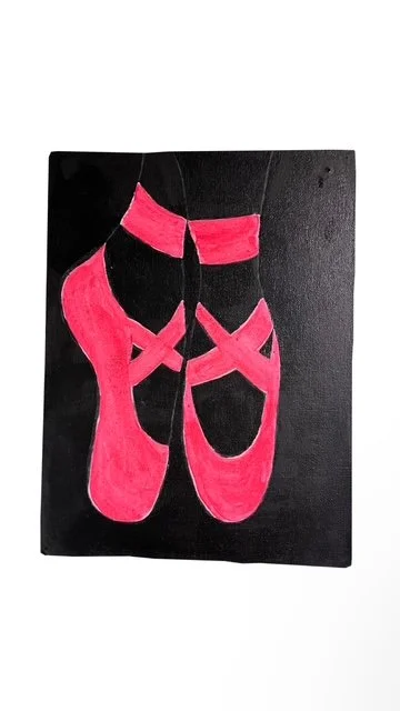 Ballet Shoes Painting