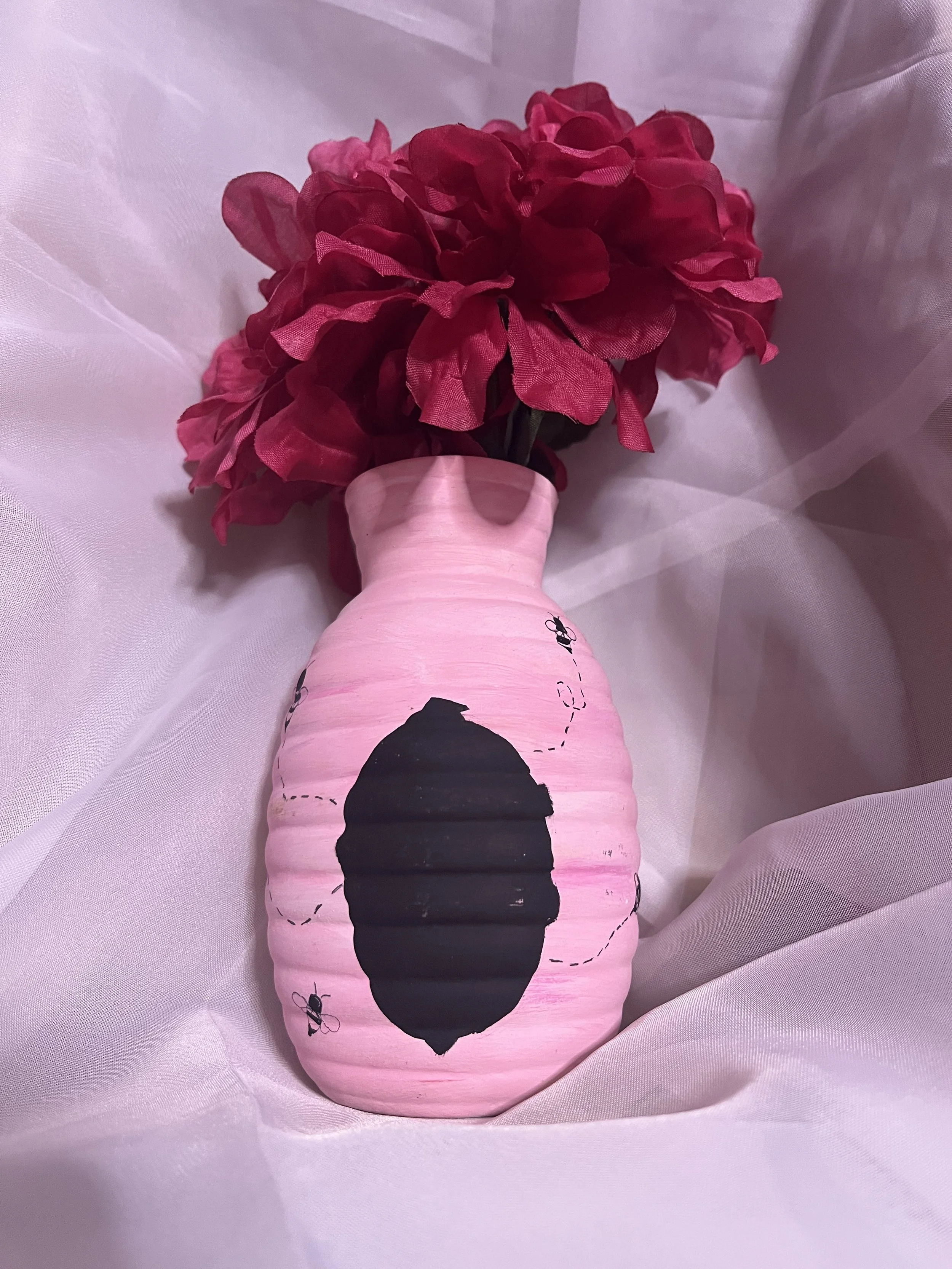 Pink Beehive Vase