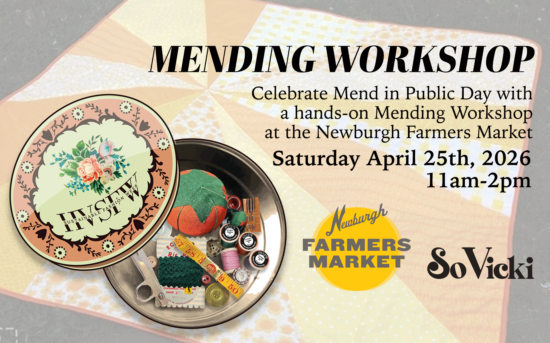 Mending Workshop @ The Newburgh Farmer's Market
