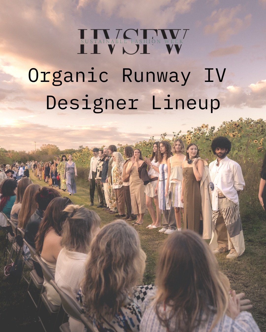 ORGANIC RUNWAY IV LINEUP IS HERE 💫 

our 2026 designers are a cut above the rest. fall in love with your new favorite sustainable maker, then come see them bring it to this year&rsquo;s show at @stoneridgeorchard on friday, september 25th!

👔 kaitl