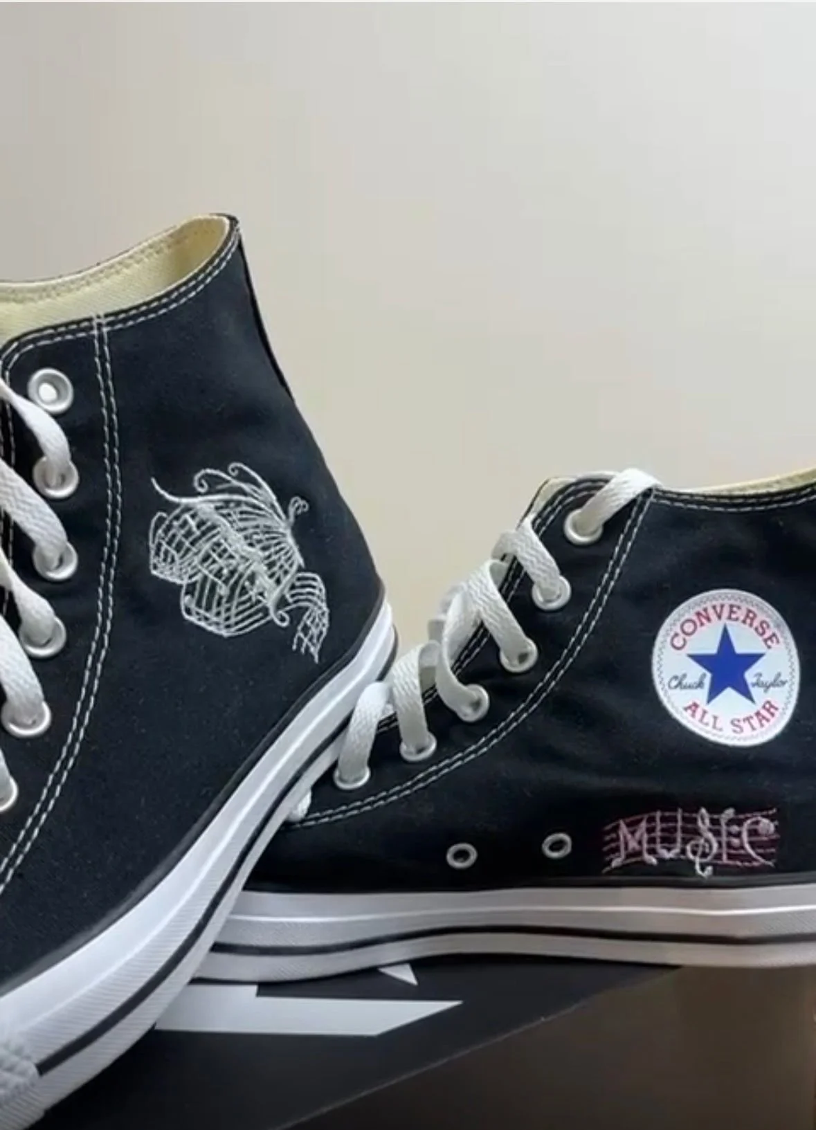 Embroidered Converse All Stars