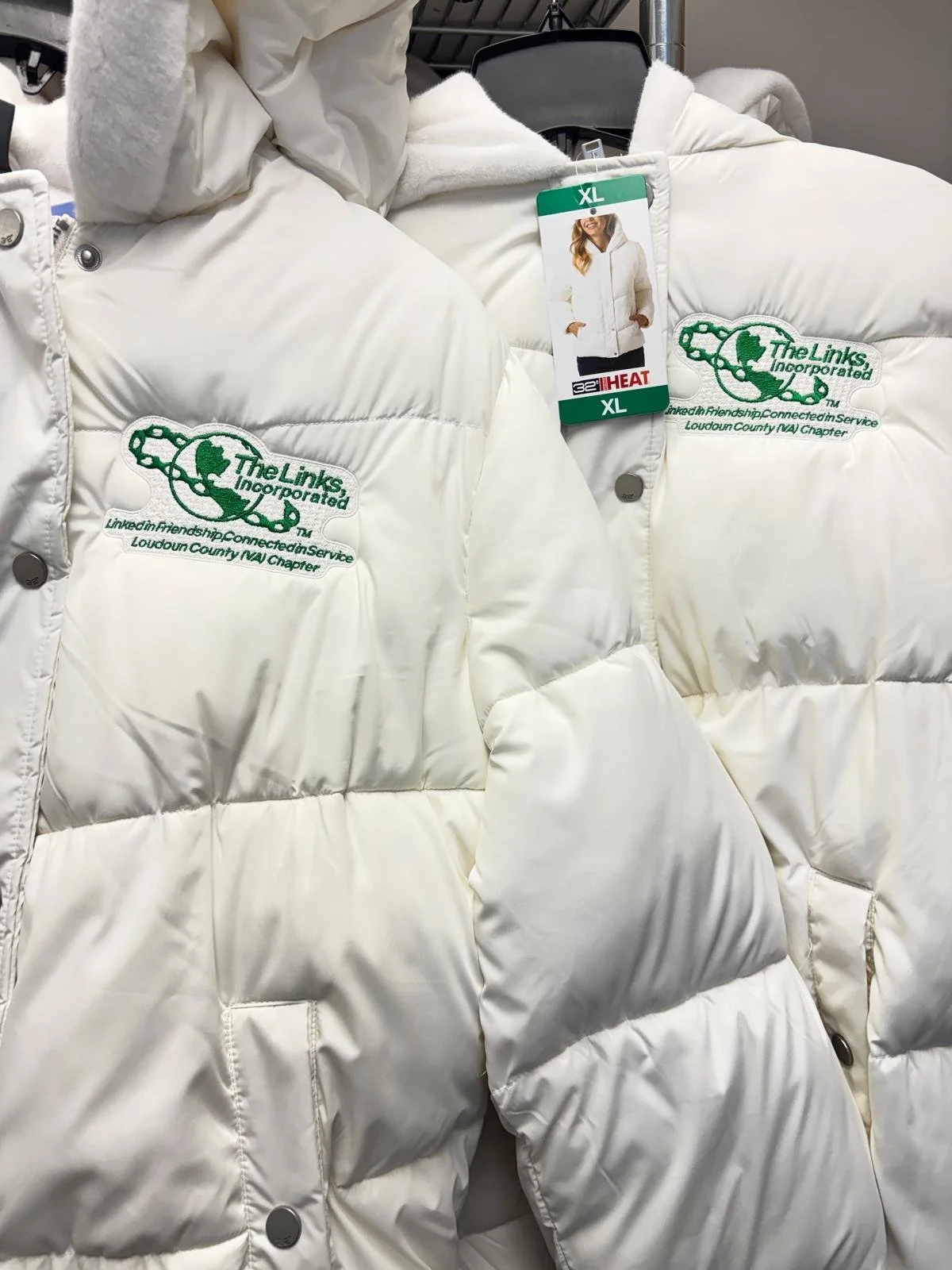 Embroidered Puffer Jackets