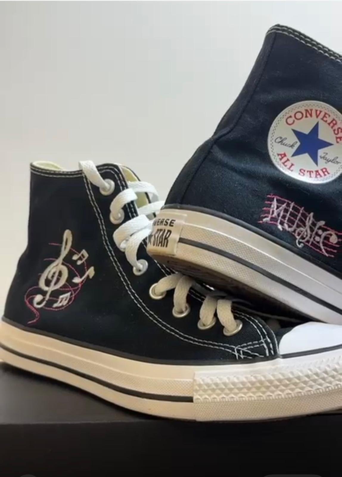 Embroidered Converse All Stars
