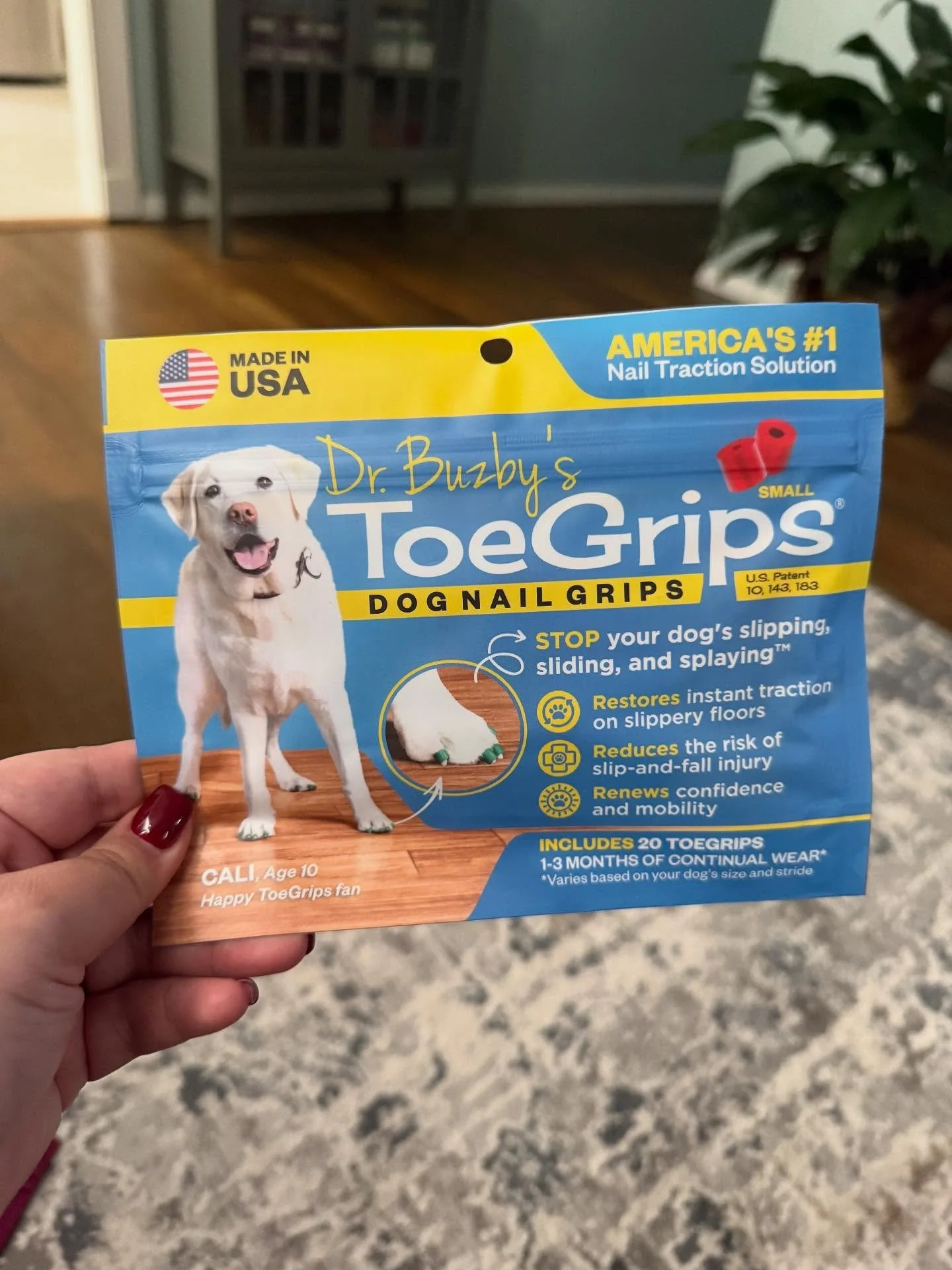 💅🏼 Exciting News! We&rsquo;re adding @dr_buzbys_toegrips to our practice! 

ToeGrips restore traction and confidence for senior and special needs dogs who struggle to walk on slippery floors. ToeGrips are ideal for dogs with osteoarthritis, CCL inj