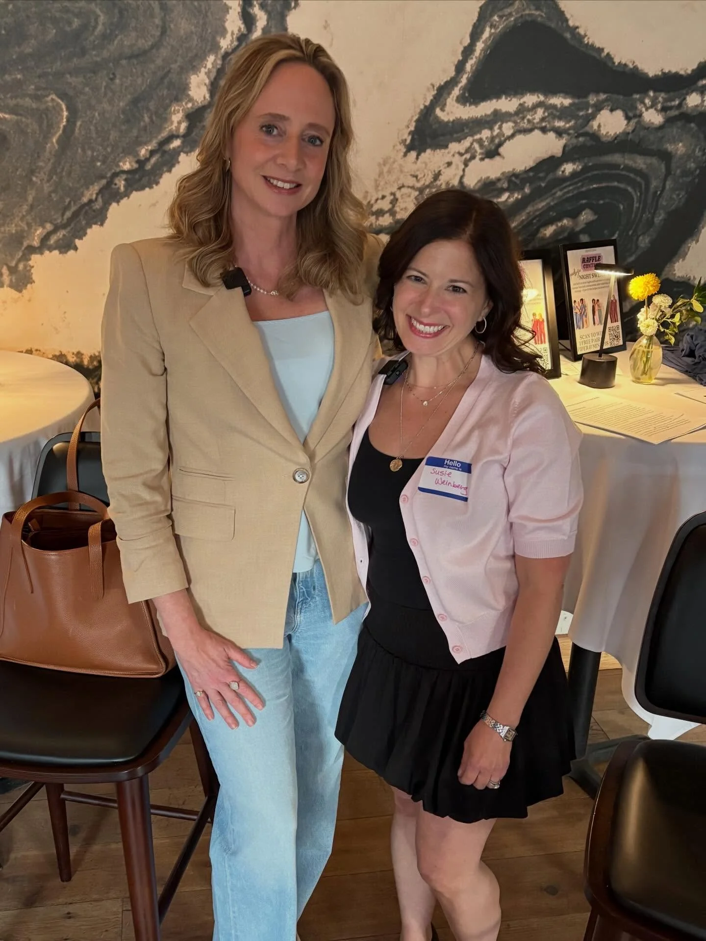 What a great WOW event ✨
Thank you @kats.fab.finds and @danielledellapellarealtor for having me!

An empowering night talking perimenopause, breast cancer fears, HRT, myths, vaginal estrogen, dismissal, advocacy &amp; more with @drmennobgyn 

We also