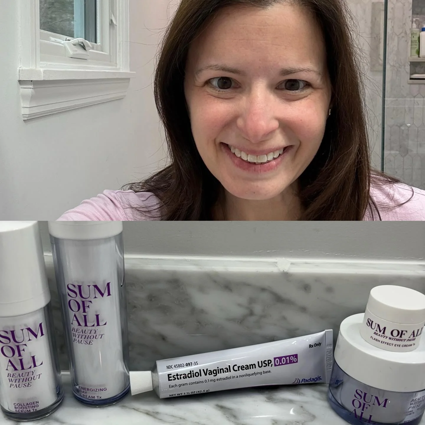 I&rsquo;ve been getting so many compliments on my skin lately, so I wanted to share what I&rsquo;ve been using 🩷

With a history of rosacea + super sensitive skin, I&rsquo;m always nervous to try anything new. And during perimenopause/menopause, as 