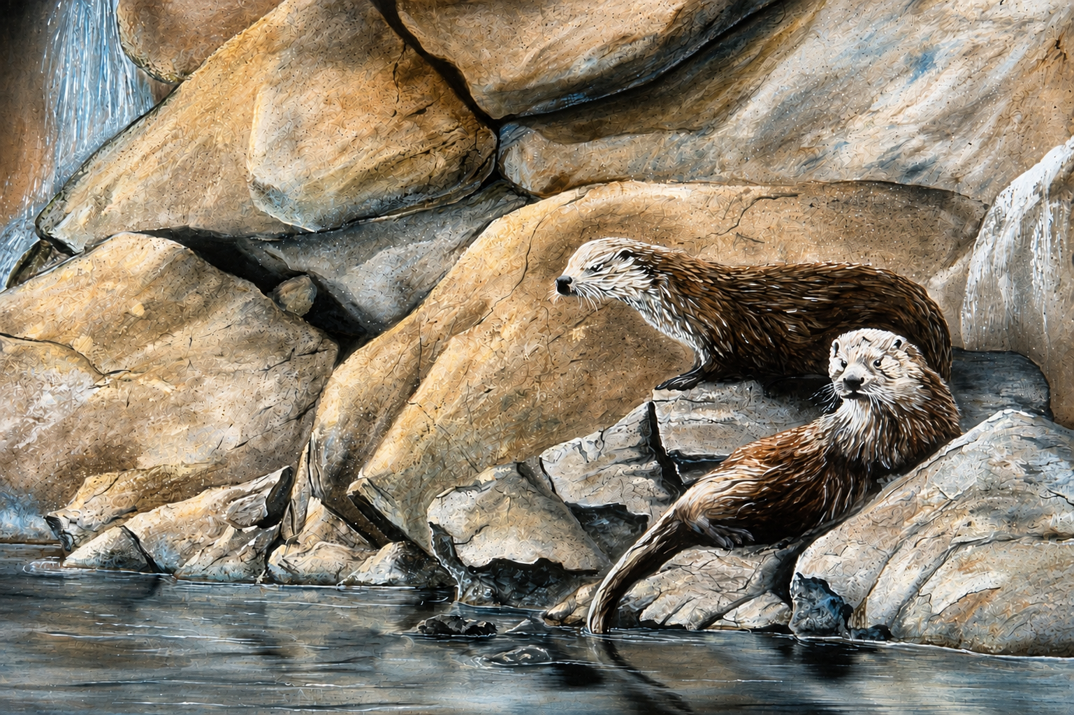 American River Otter - Time Out