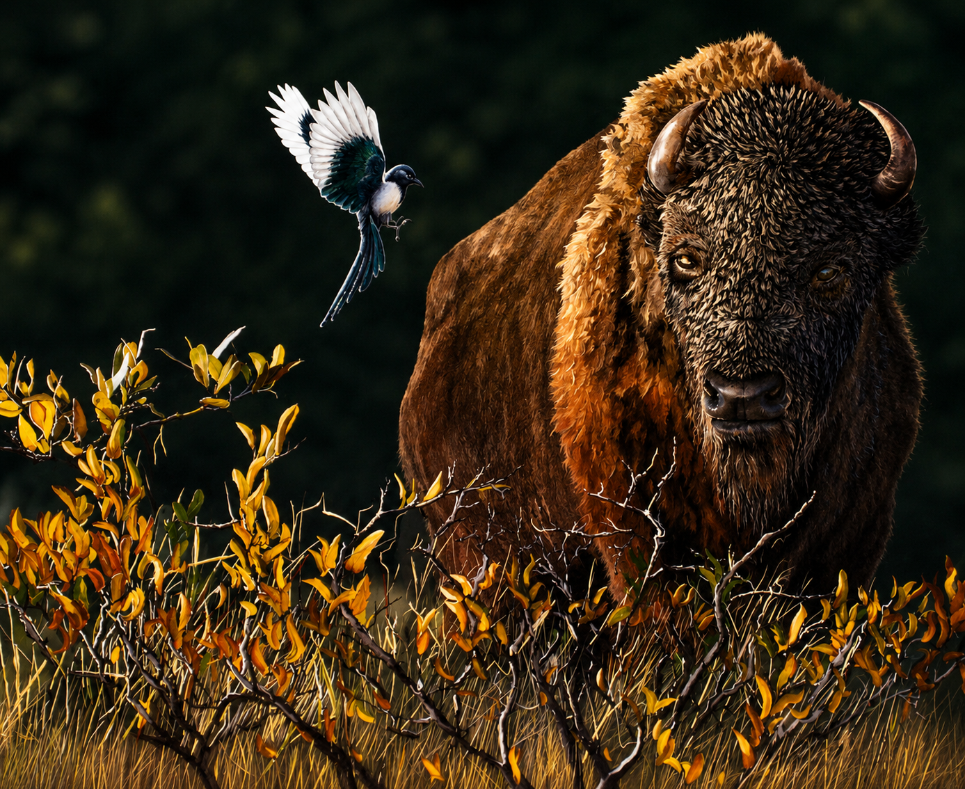 American Buffalo - Peaceful Co-existence