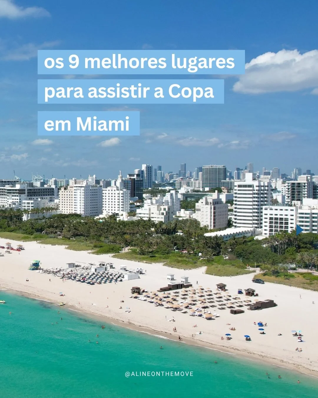 🇧🇷 Faltam 2 dias pra Copa do Mundo tomar conta de Miami! 😱🥵

👉🏼 Arrasta pro lado pra conferir um guia r&aacute;pido com os 9 MELHORES lugares pra assistir aos jogos da Copa. Esses s&atilde;o alguns dos lugares que eu frequento bastante, recomen