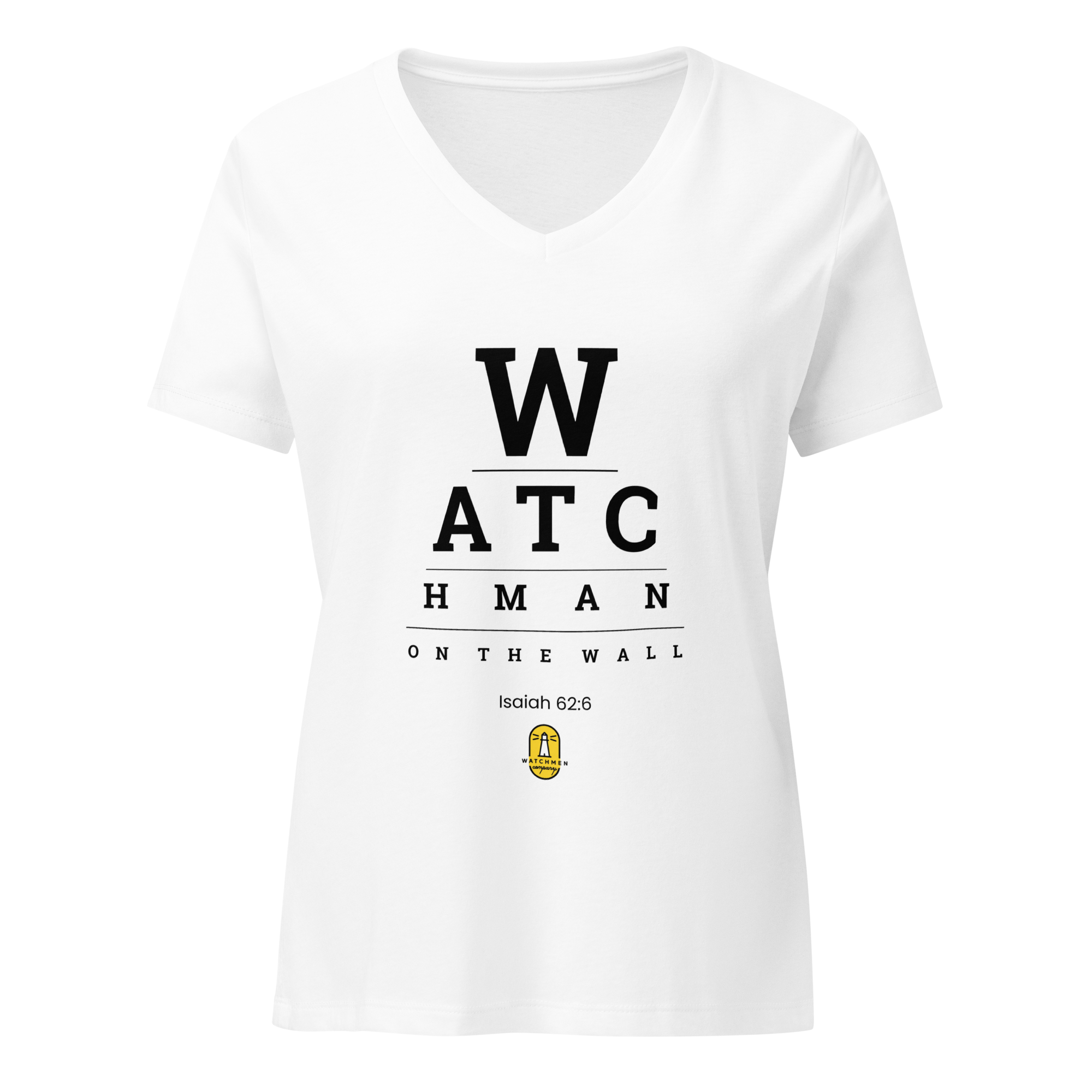 Women's "Watchmen on the Wall" Eye Exam V-Neck