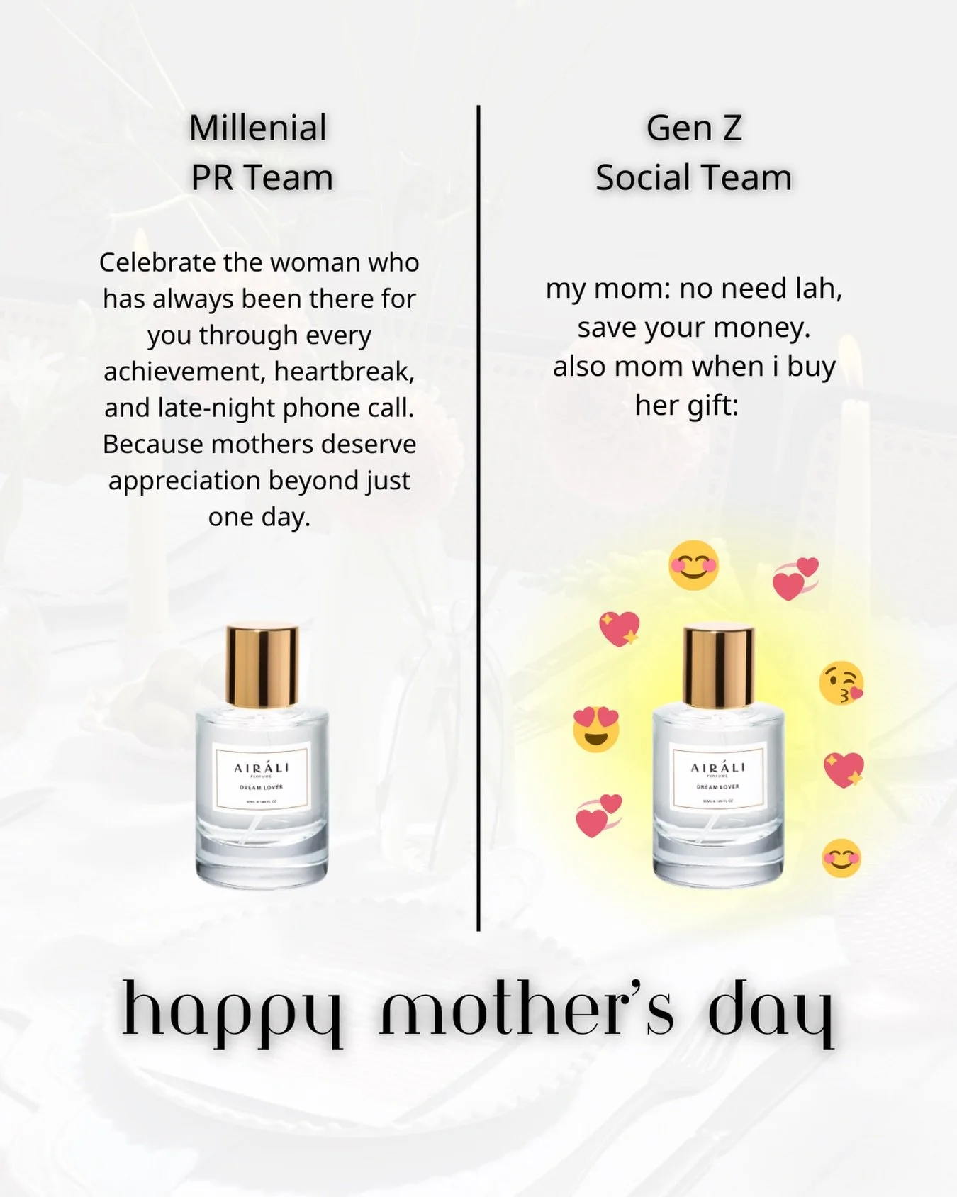 Maybe her love language is &ldquo;don&rsquo;t waste money.&rdquo; 
But deep down, she deserves everything. 🤍

Happy Mother&rsquo;s Day. 💞