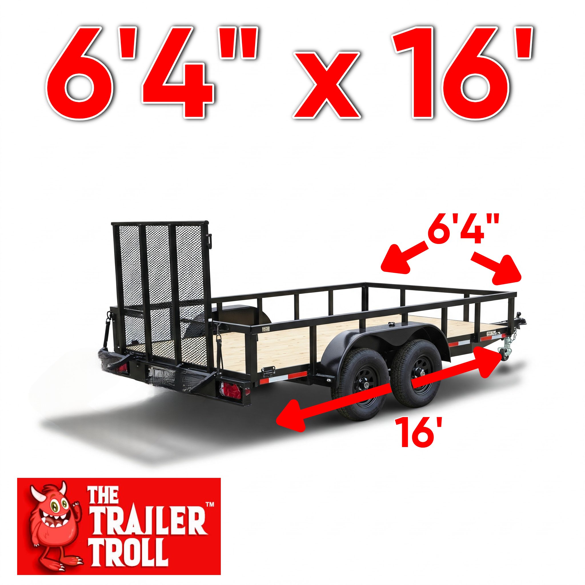 6'4" x 16' TRAILER