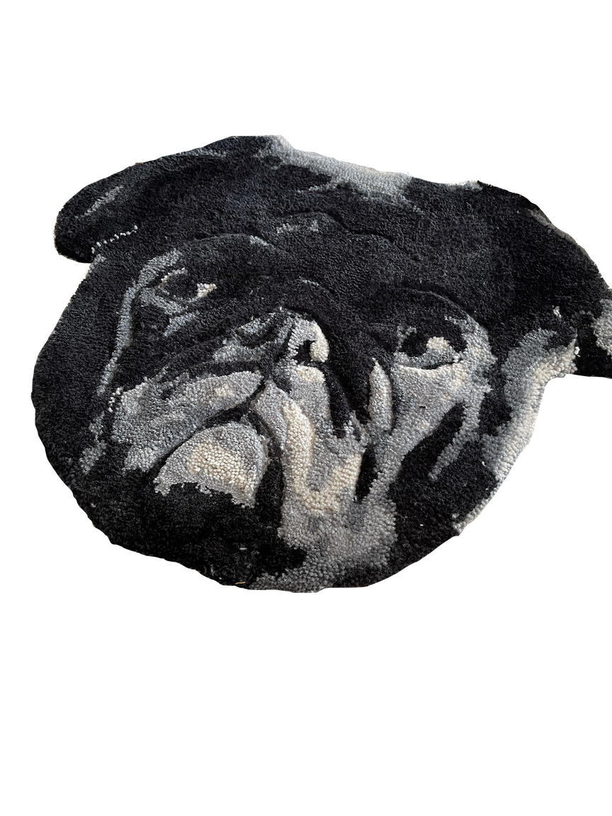 PUG PET PORTRAIT RUG