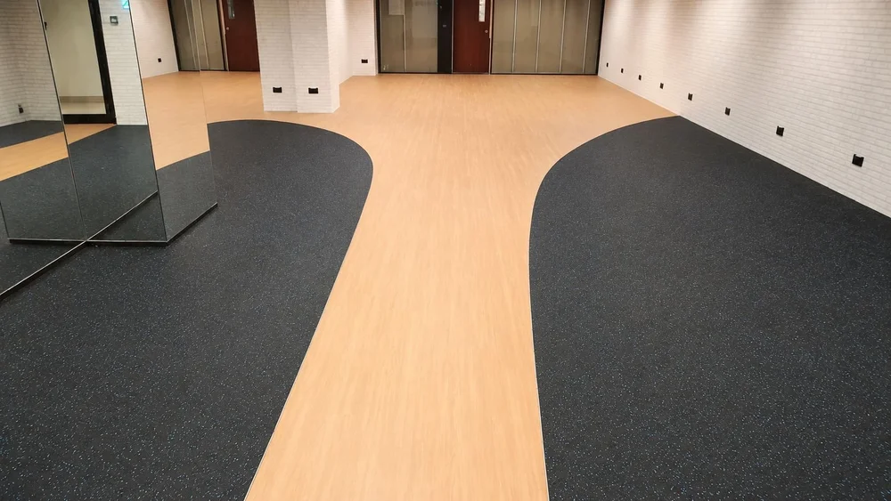 Gym flooring project case 45