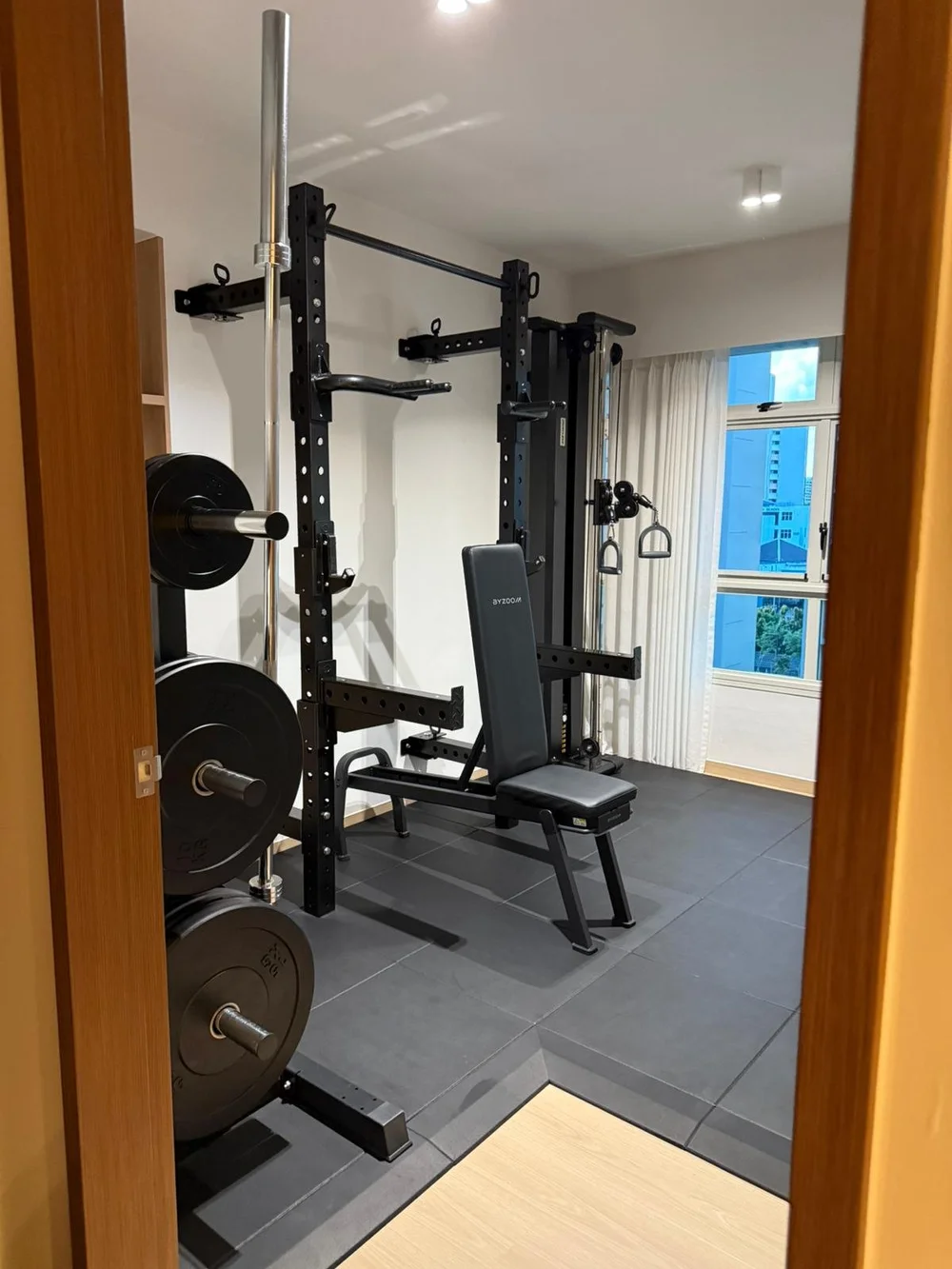 Gym flooring project case 52
