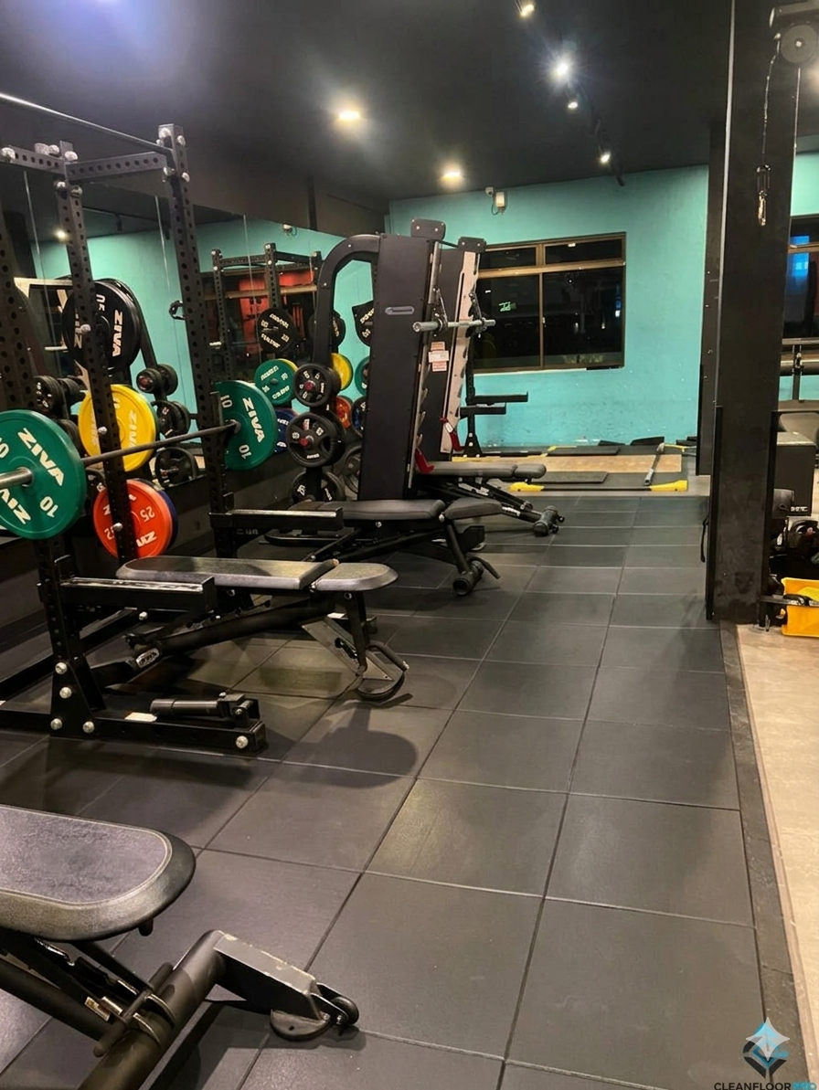 Gym flooring project case 26