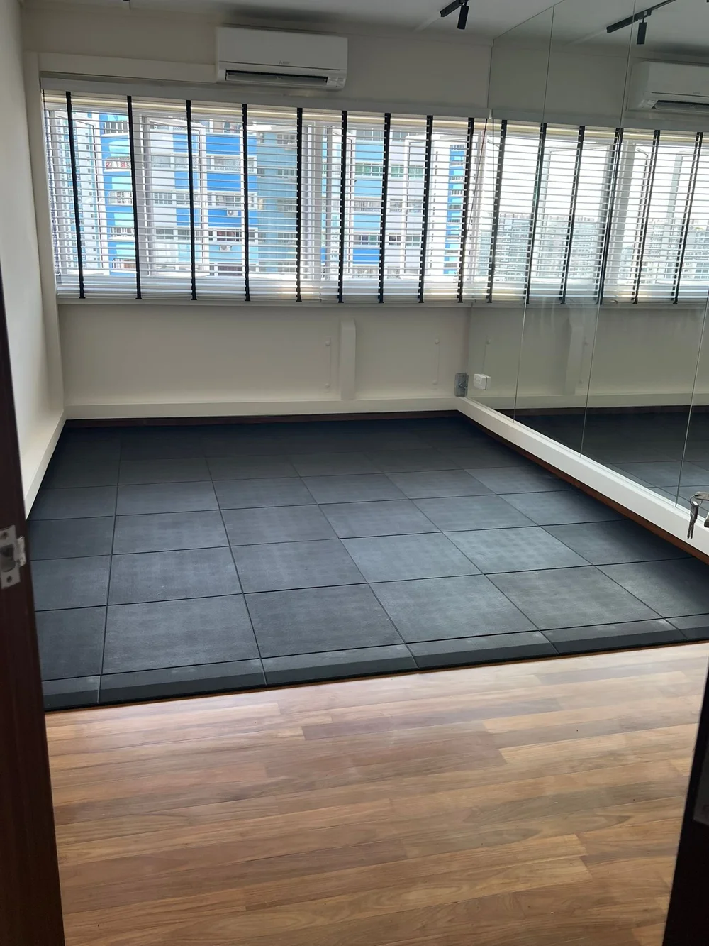 Gym flooring project case 66