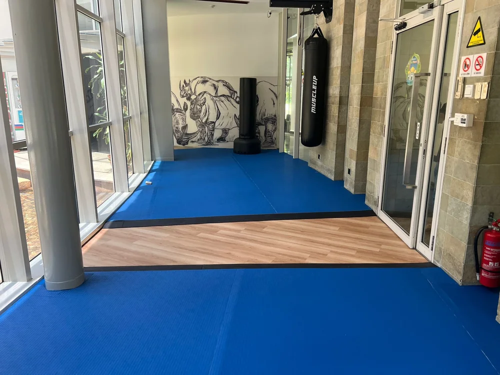 Gym flooring project case 28