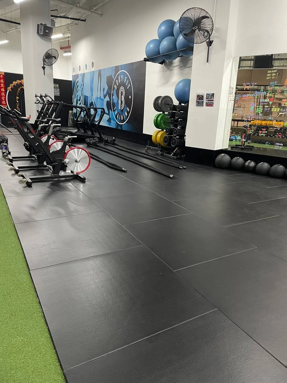 Gym flooring project case 38