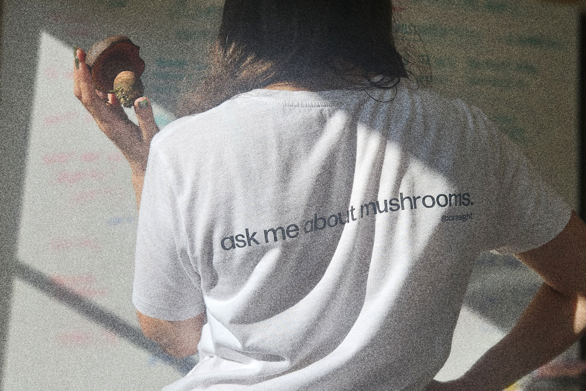 Ask me about mushroom t-shirt