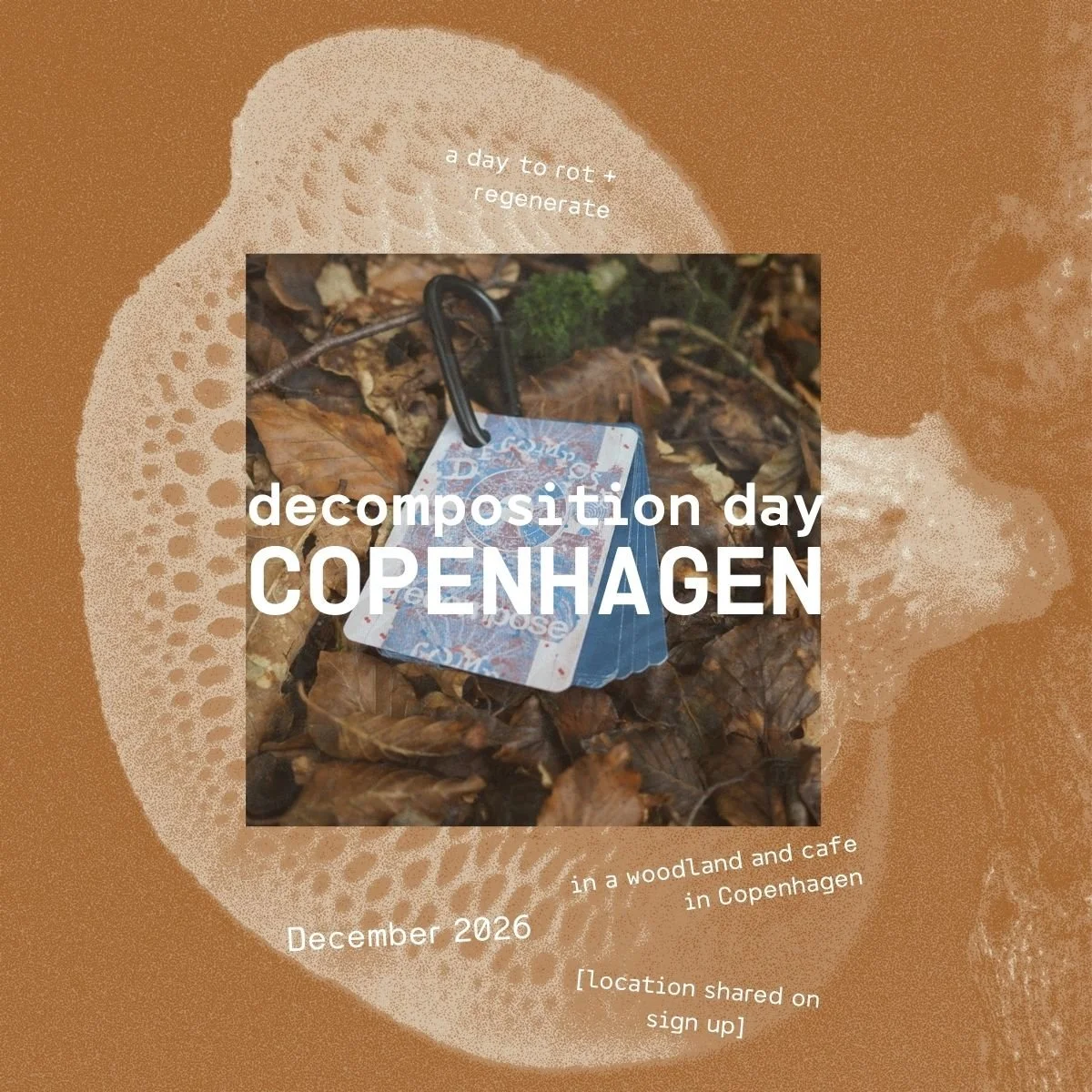 Flyer for Decomposition Day in Copenhagen.