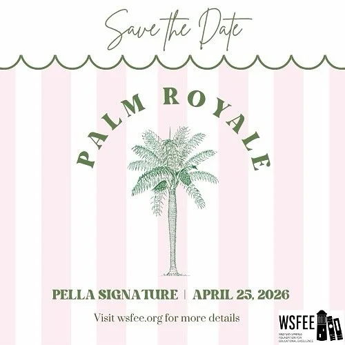 Save the Date! … April 25, 2026 for WSFEE’s annual fundraiser 
Join us for Palm Royale at @pella_signature in Burr Ridge.
Don’t miss out on this year’s annual fundraiser organized by WSFEE to support @wssd101 .
Stay tuned