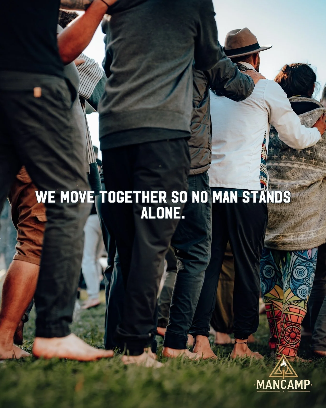 Brotherhood in motion doesn&rsquo;t wait for permission.
It starts when a group walks side‑by‑side,
when laughter breaks through the tension,
when a hand reaches out at the exact moment it&rsquo;s needed.

This is how we move:
trusting the next step 
