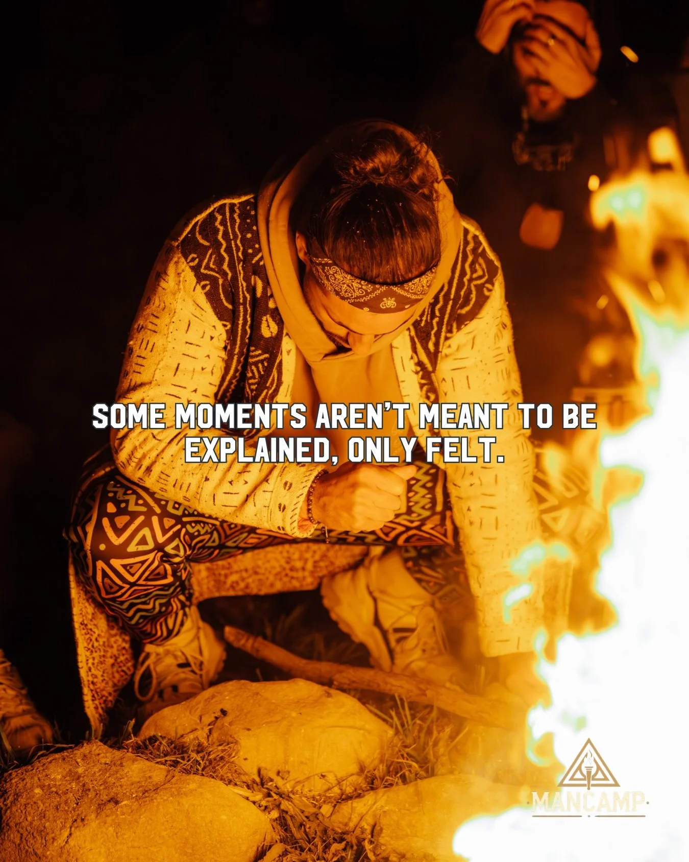 Some moments aren't meant to be explained, only felt. In breath. In silence. In fire.

We entered the circle carrying the weight of our stories, grief, doubt, longing. Inside the dark, sweat became prayer. Breath became truth.

There, in the stillnes