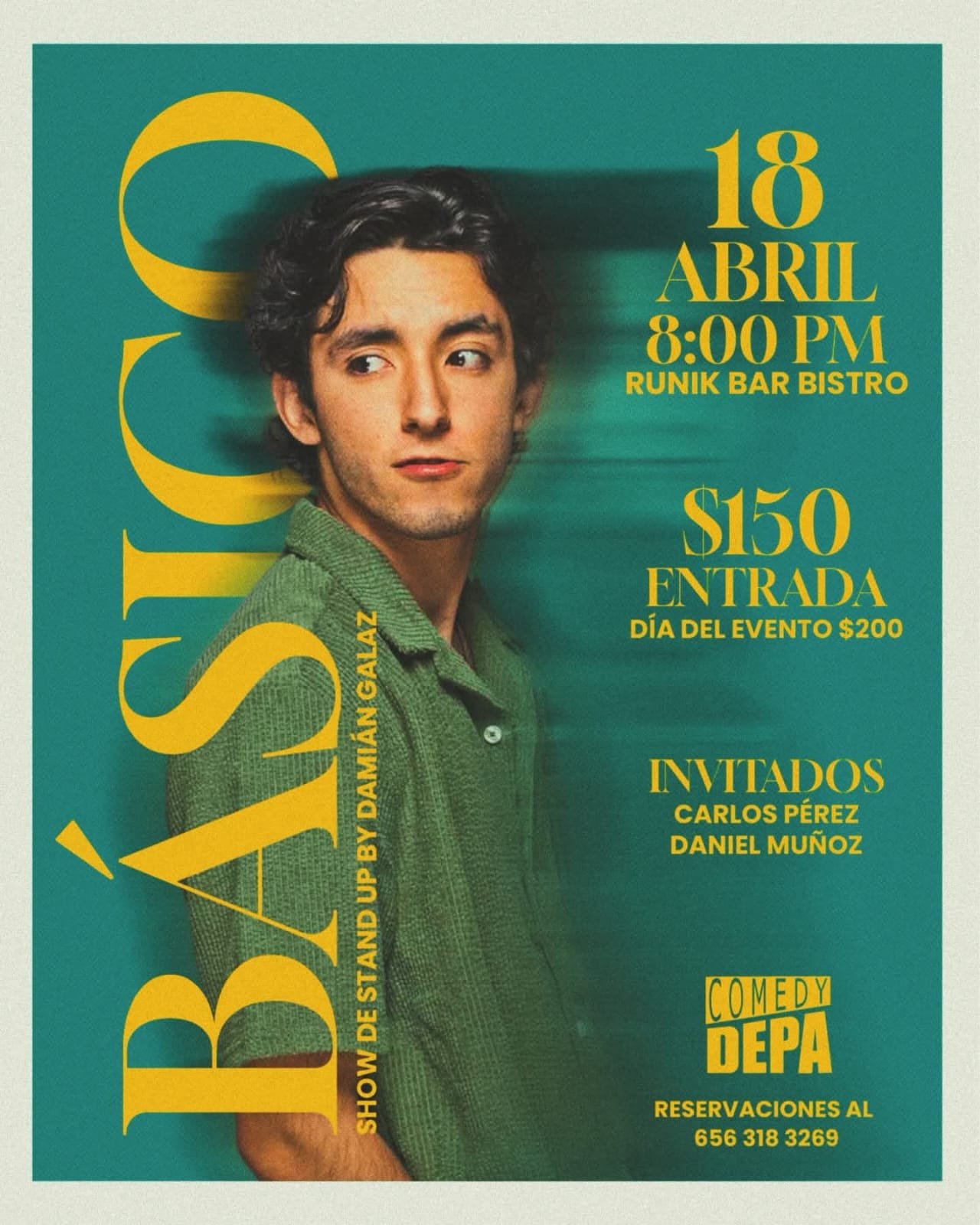 Basico - DAMIAN GALAZ  grabacion en vivo!