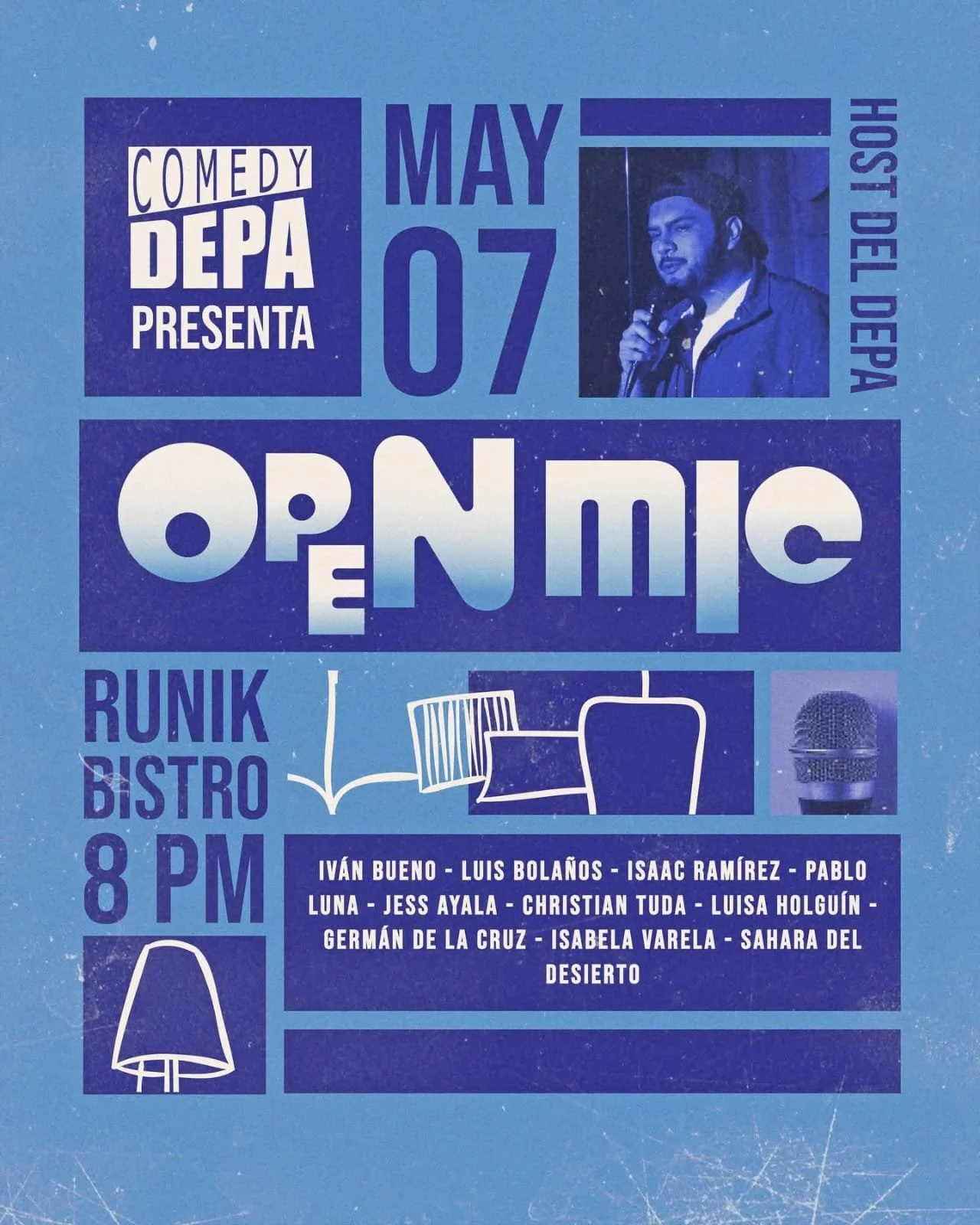 NOCHES DE OPEN MIC CON Shorty Stripes (Entrada libre)