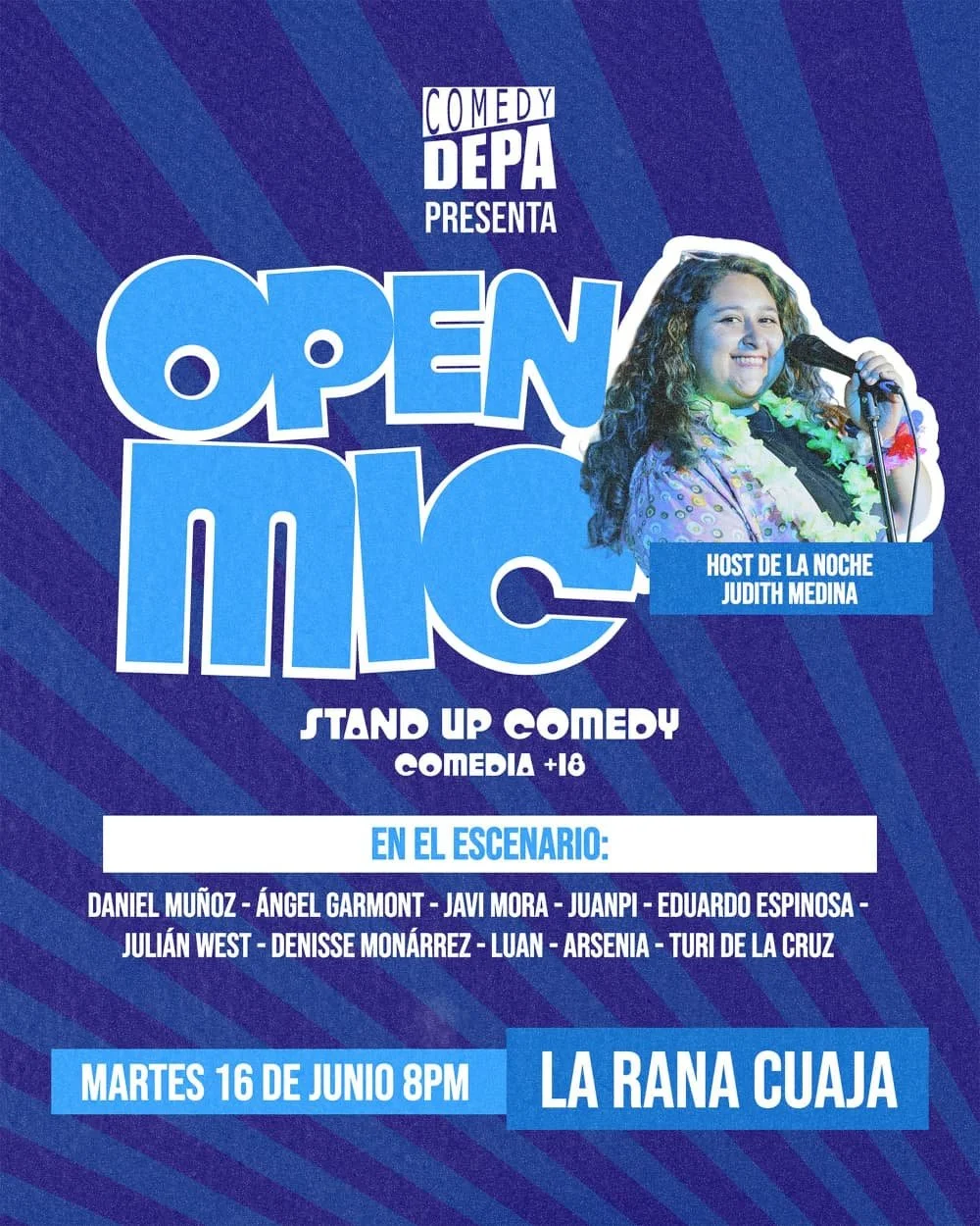 NOCHES DE OPEN MIC -con Judith Medina (Entrada libre)