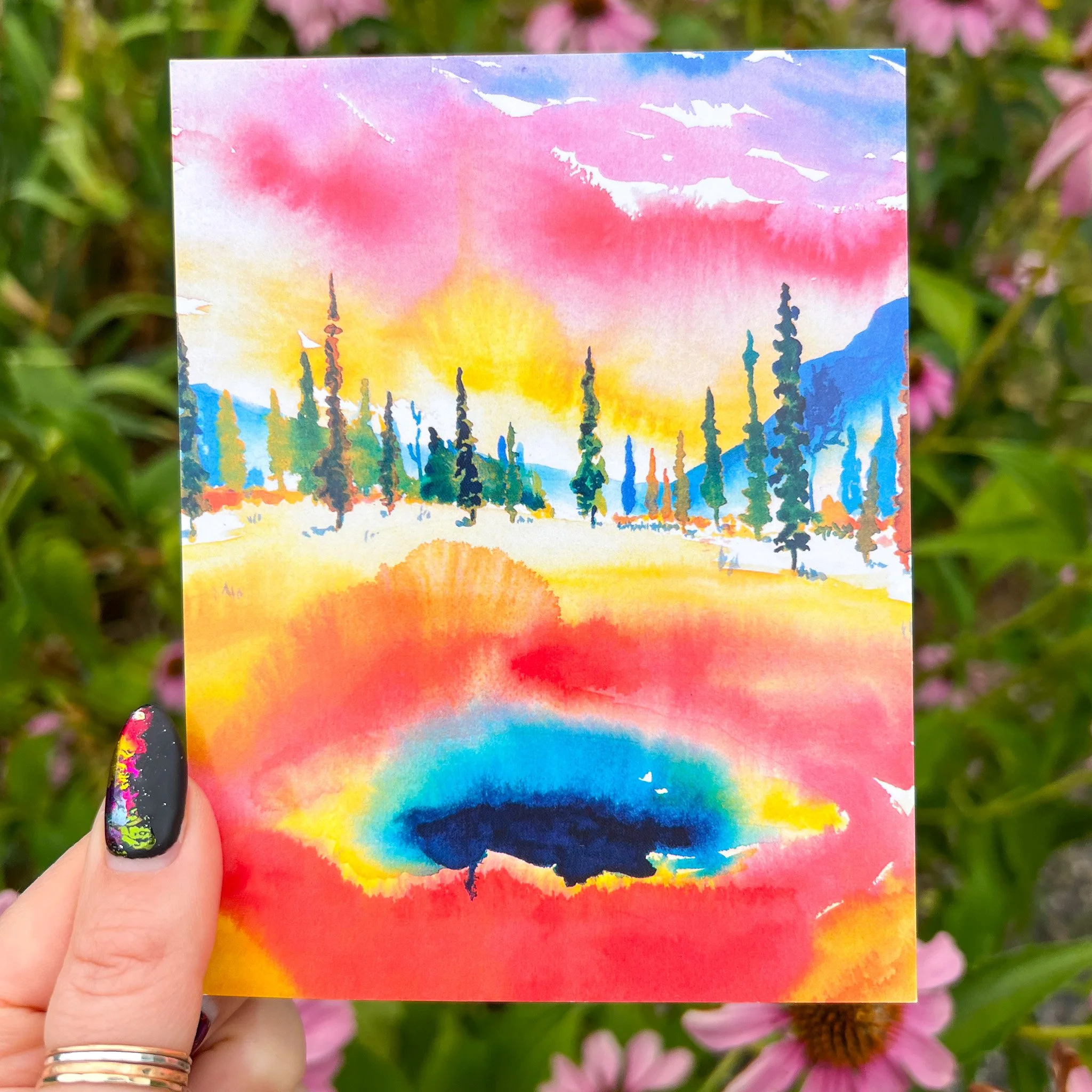 Yellowstone Hot Spring Postcard Pack