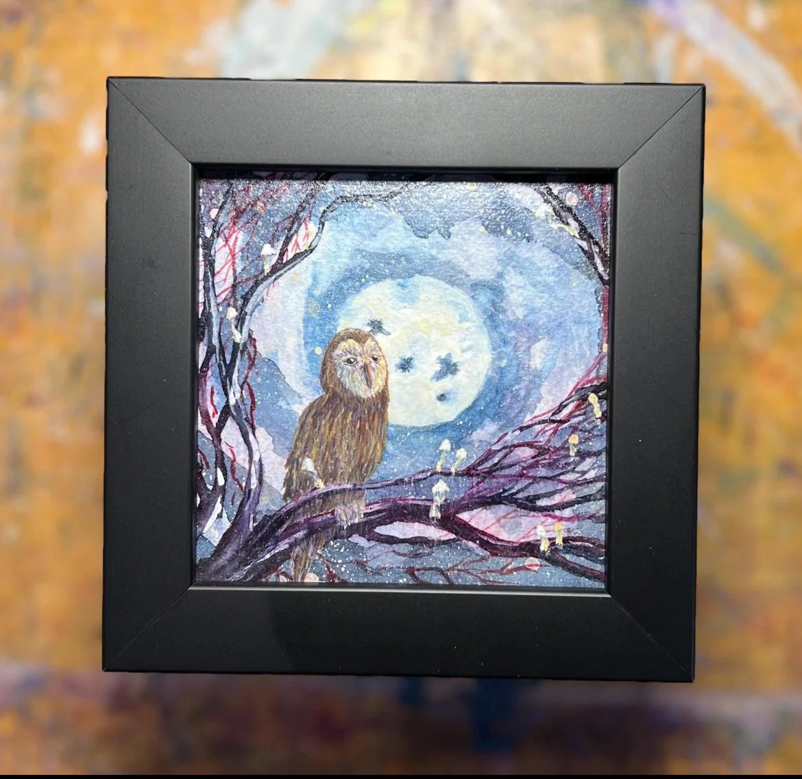 Nighttime Friend Original Painting