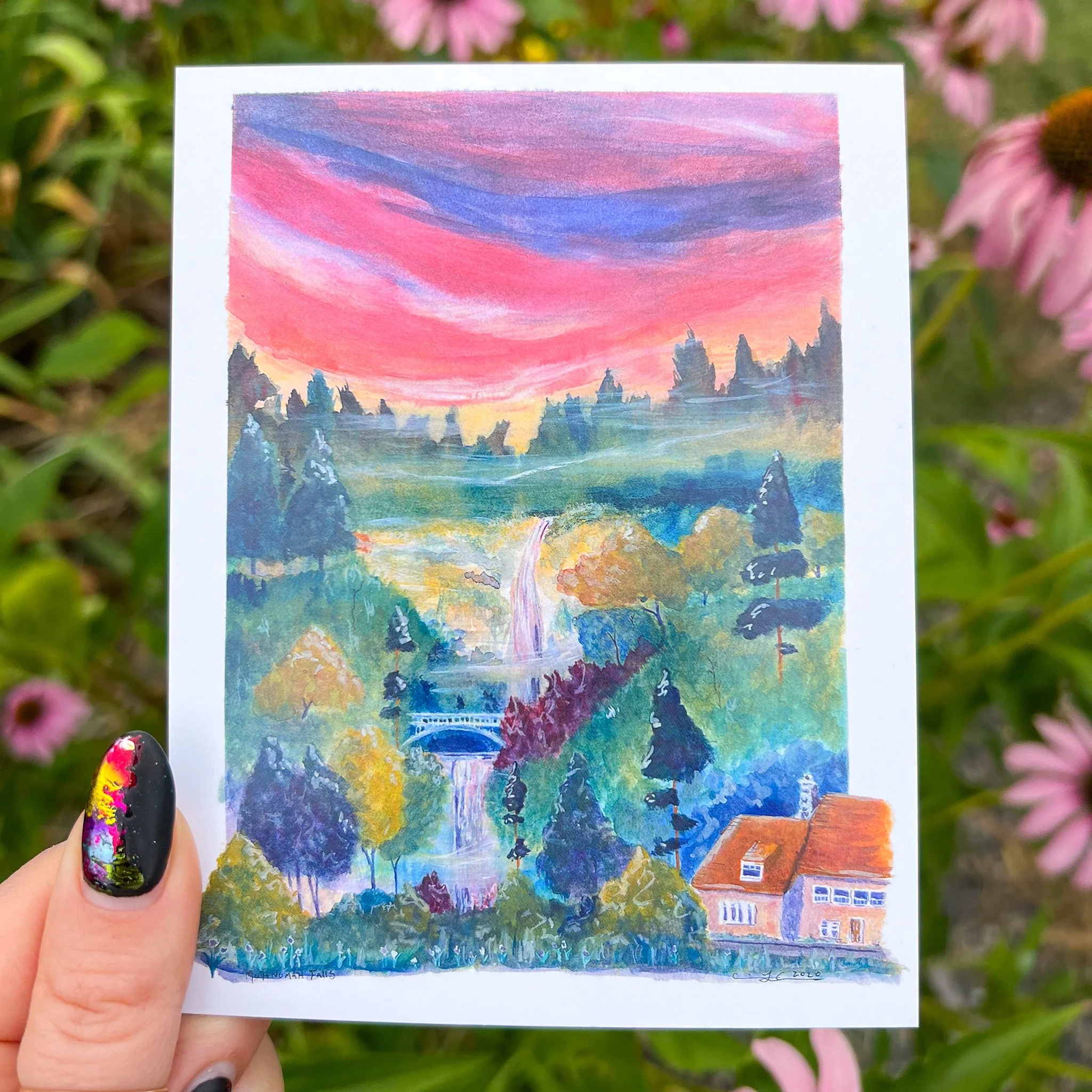 Multnomah Falls Postcard Pack