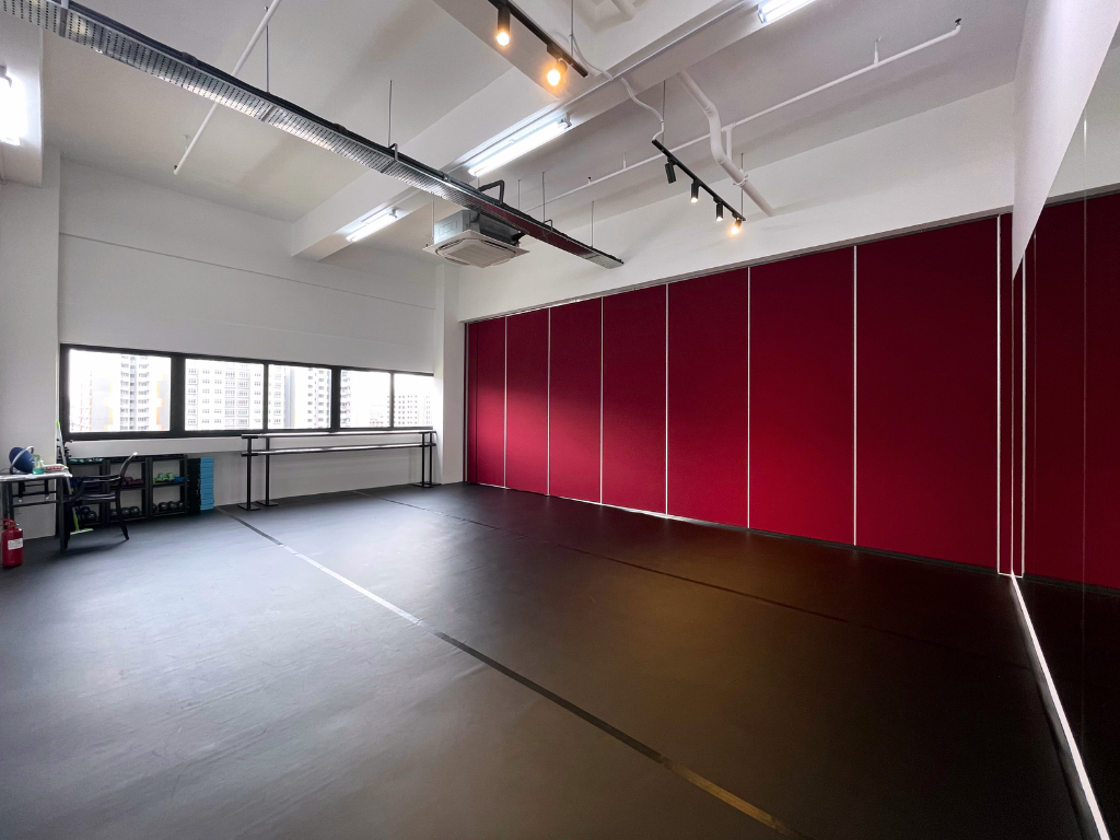 A small dance studio for rent. Perfect for 8-10 pax.