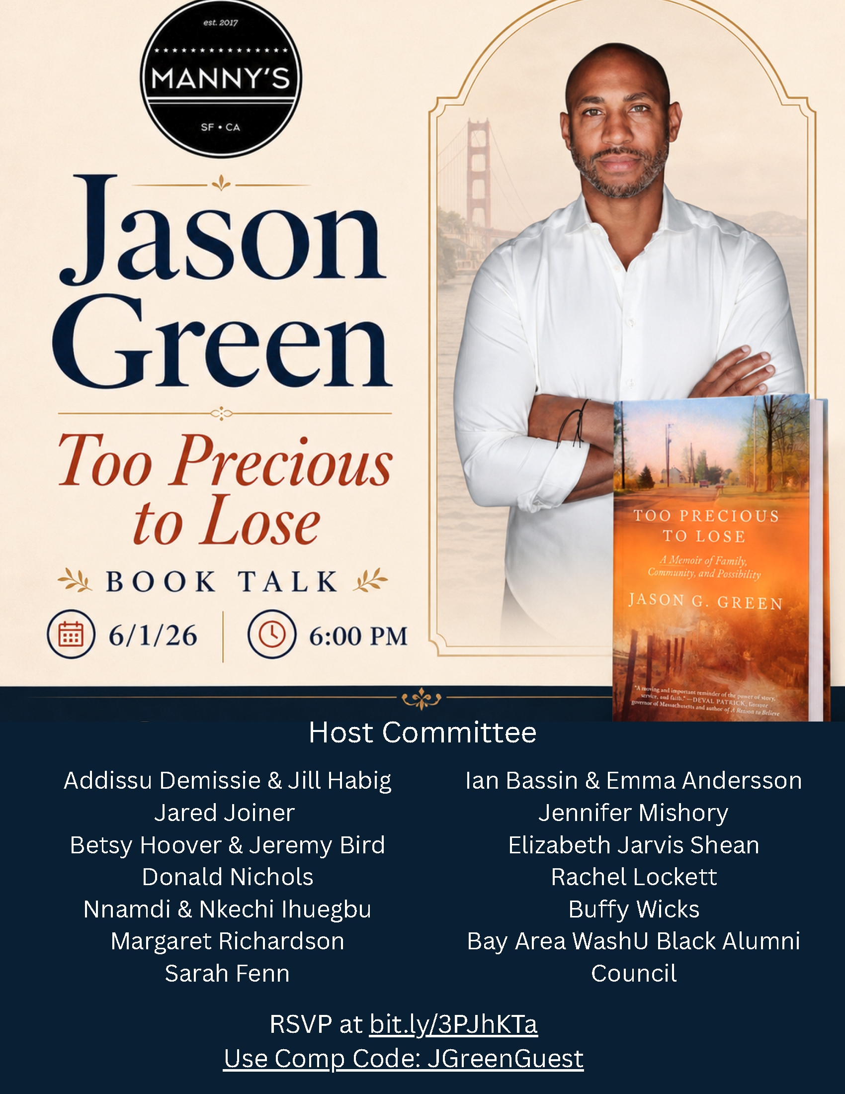 Too Precious to Lose: Book Talk with Jason Green