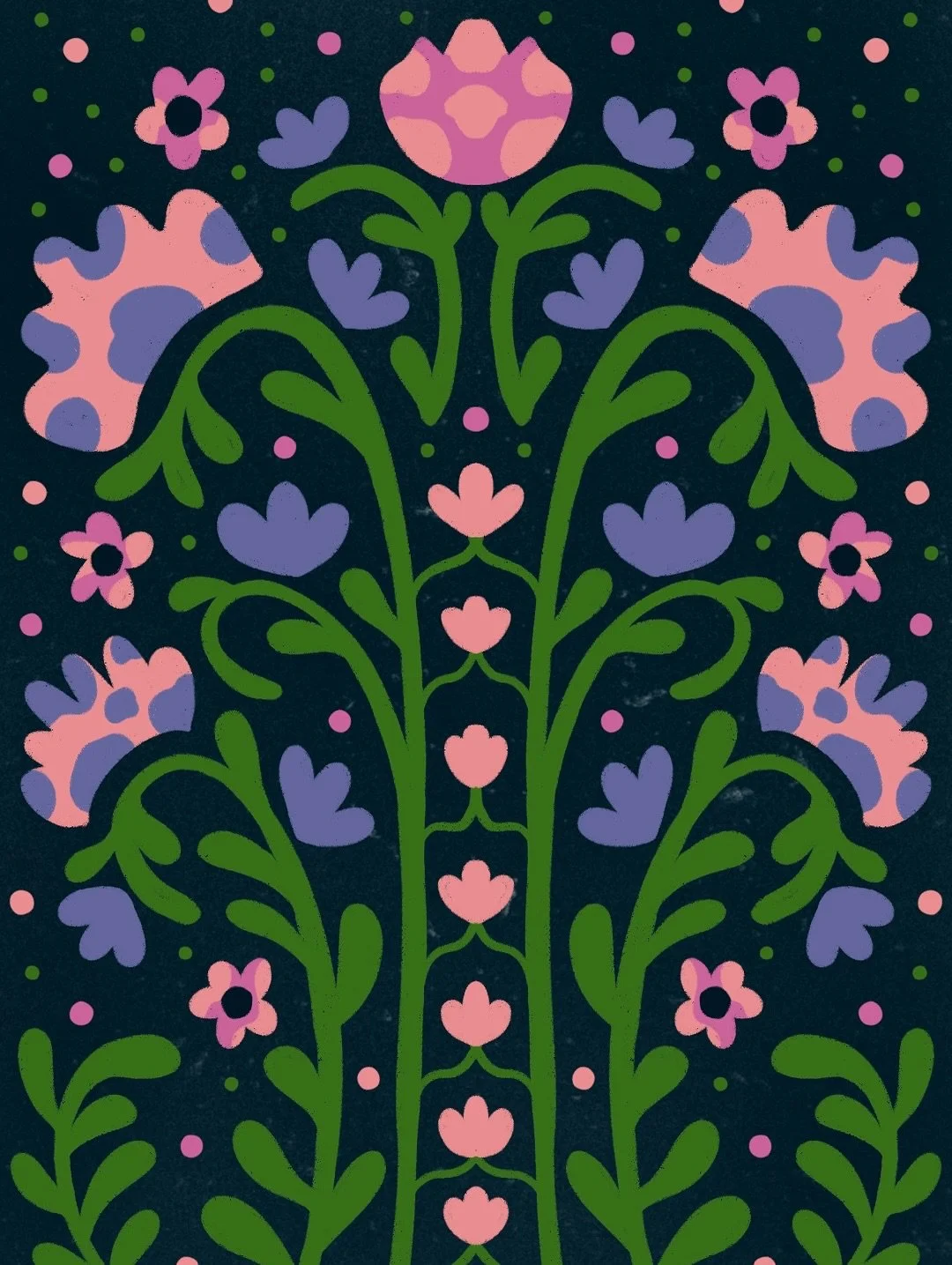 This is weird. I&rsquo;m posting twice in one day. 🙀 This maybe has never happened? Idk. Days 45-48 of @dothe100dayproject 

Really digging this groovy style and thinking about keeping some of these purples as part of my palette! 

 #the100dayprojec