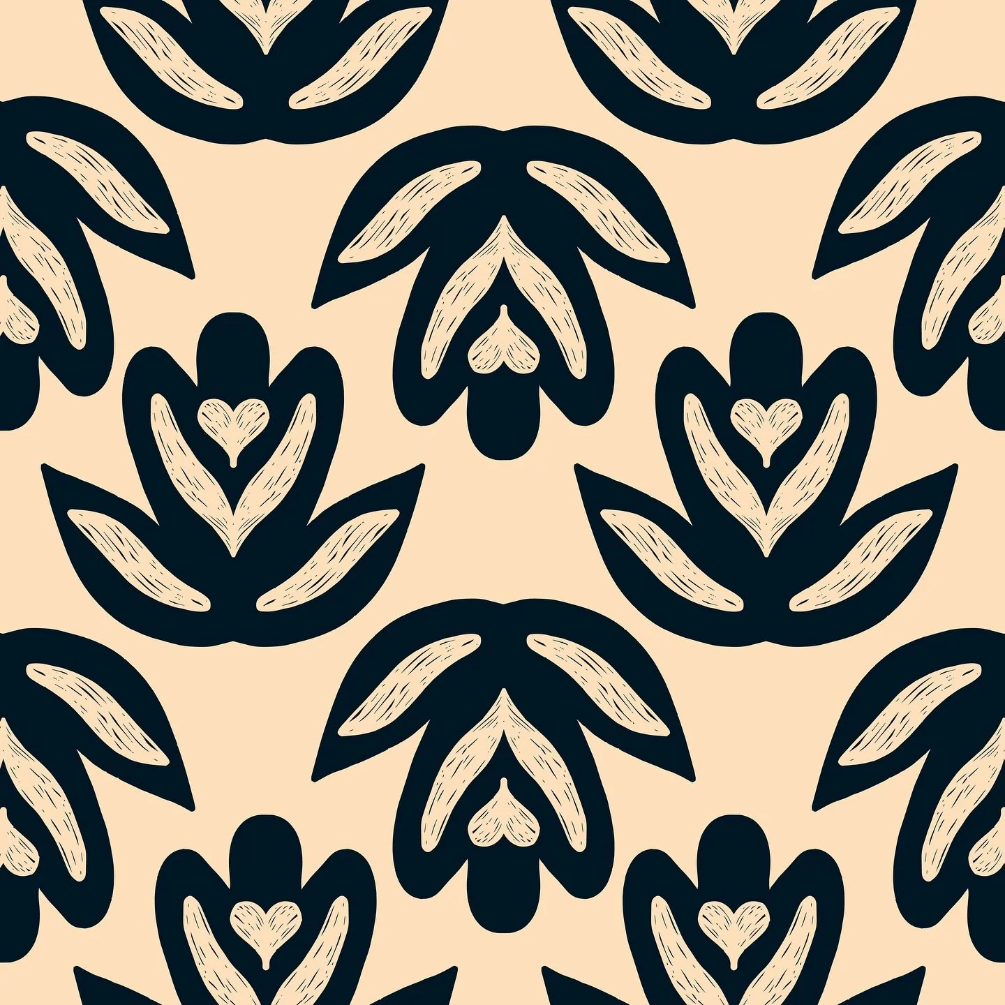 The second prompt for #BlenderBonanza26 is block print (single motif). This one was extra fun to make! I could see myself in a little cottage in the woods, embroidering in my craft room&hellip;that had this wallpaper. 

cottage core |  repeating patt