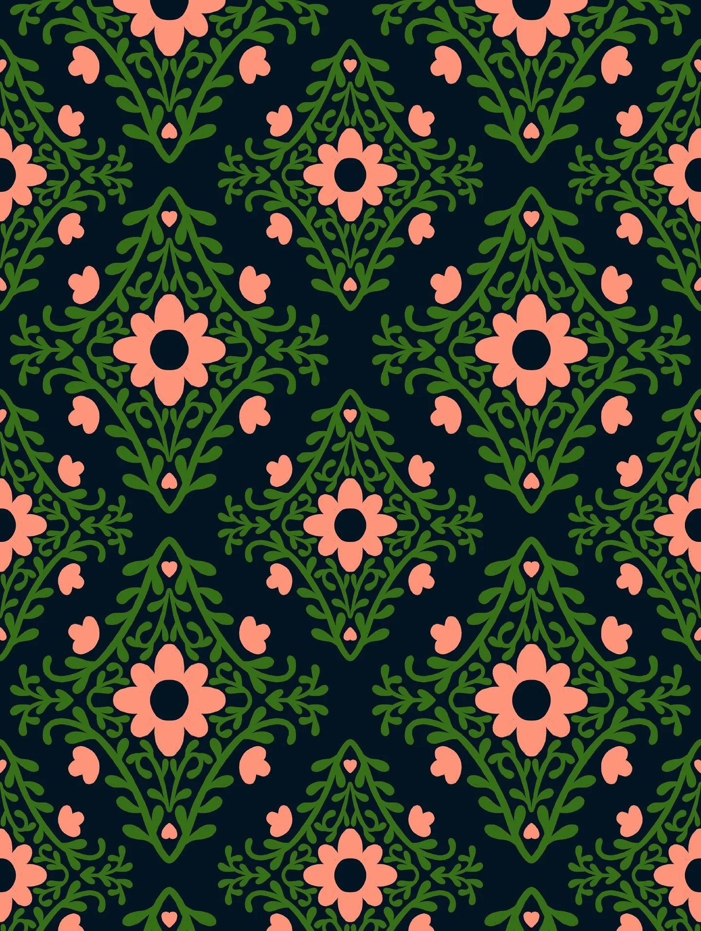 A little secret fairy garden in the form of a pattern. 🌸🧚 The prompt for today&rsquo;s #blenderbonanza26 is trellis.

repeating pattern |  wallpaper |  fabric |  floral | vines |  garden |  botanical |  diamond |  spoonflower
@powersellersacademy #