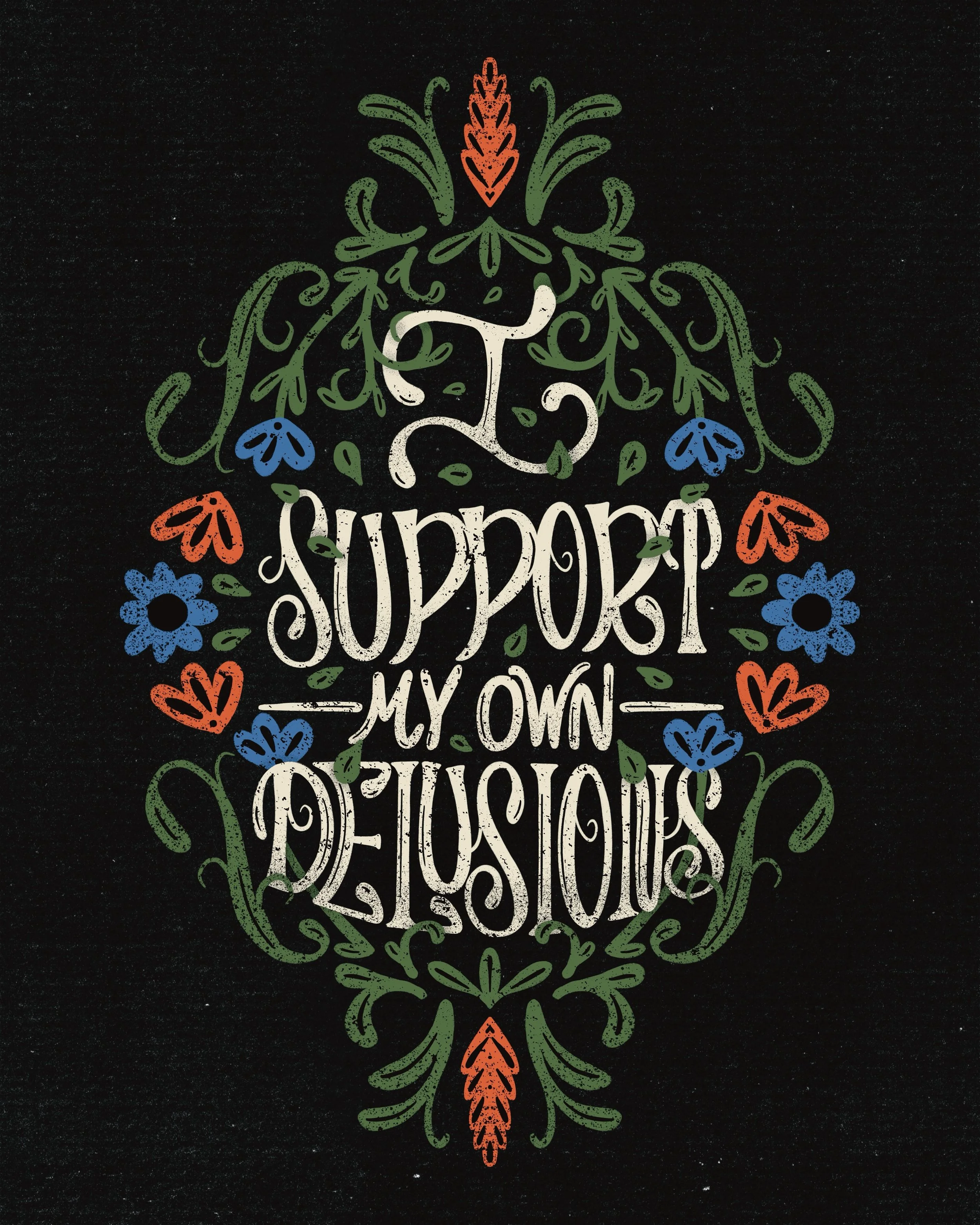 Day 3: vintage - a style inspired by packaging, advertisements, and posters from the late 1800s to early 1900s. 

I tend to mix styles a lot in my lettering so this one has a contemporary twist. It nods to vintage in its texture, ornate flourishes, a