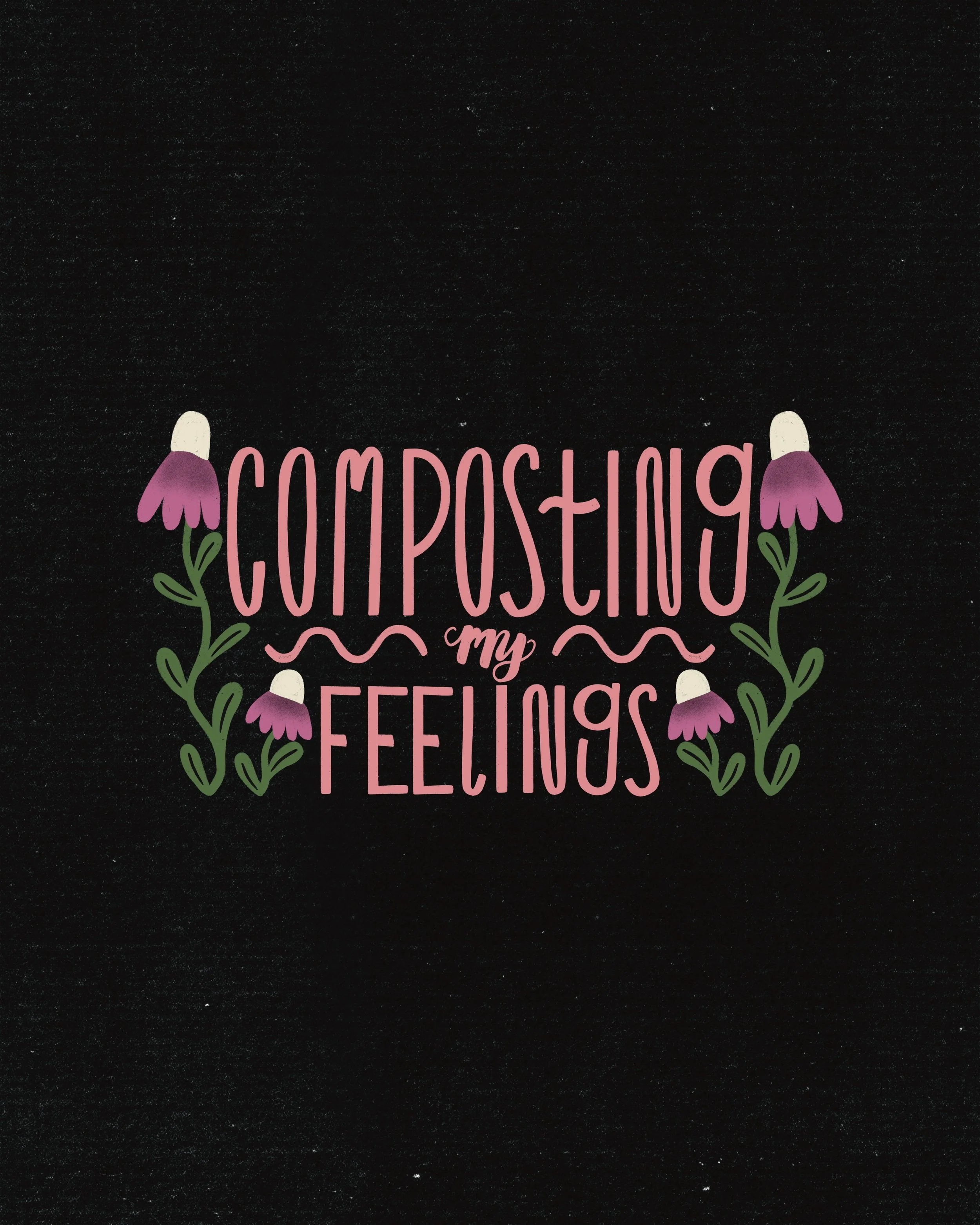Day 6: condensed

🌷Composting my feelings 🌷

One time I accidentally said that instead of &ldquo;processing my feelings&rdquo; and honestly, I like it better. It adds whimsy to the conversation. 🦄🪻

@letteringstylechallenge #lsc26_6